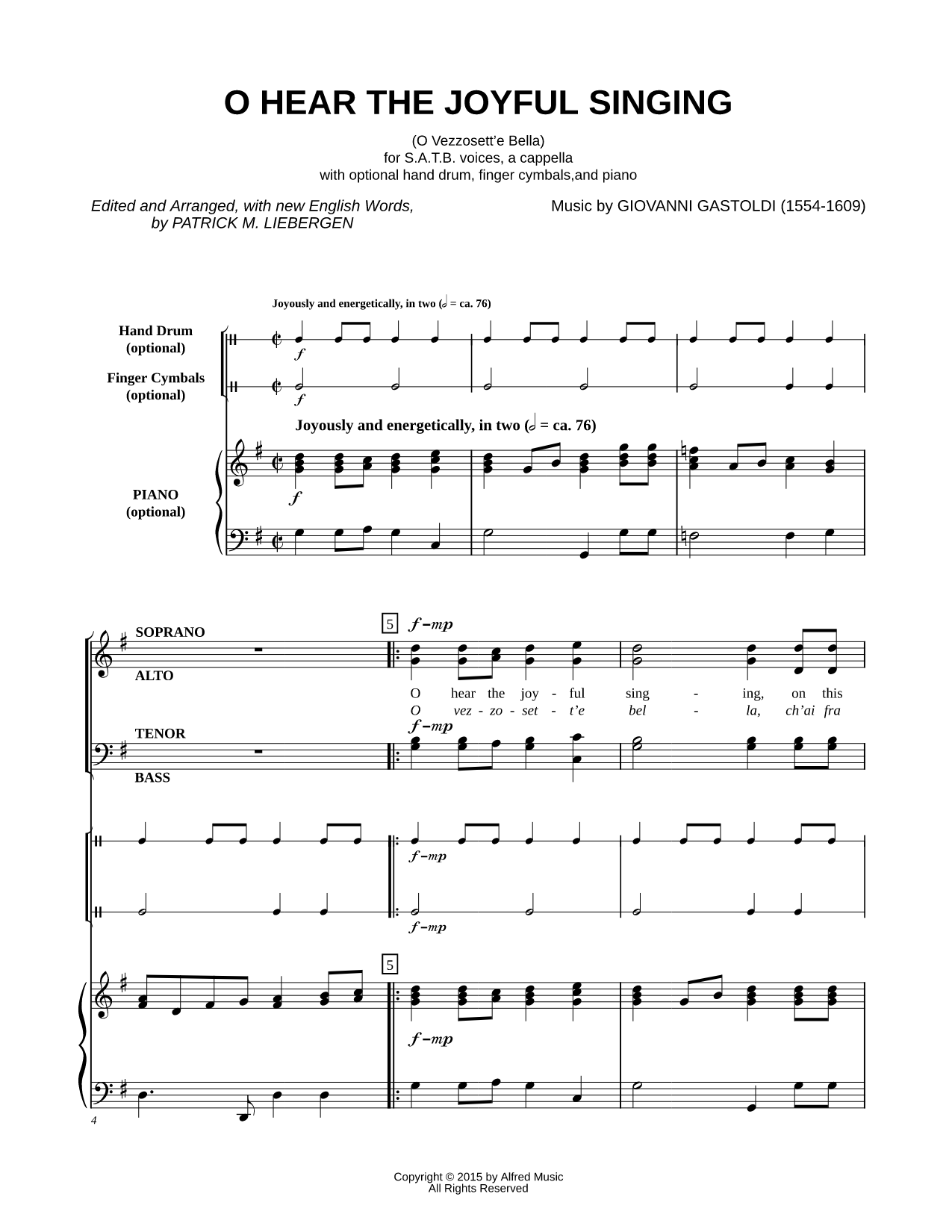 O Hear the Joyful Singing