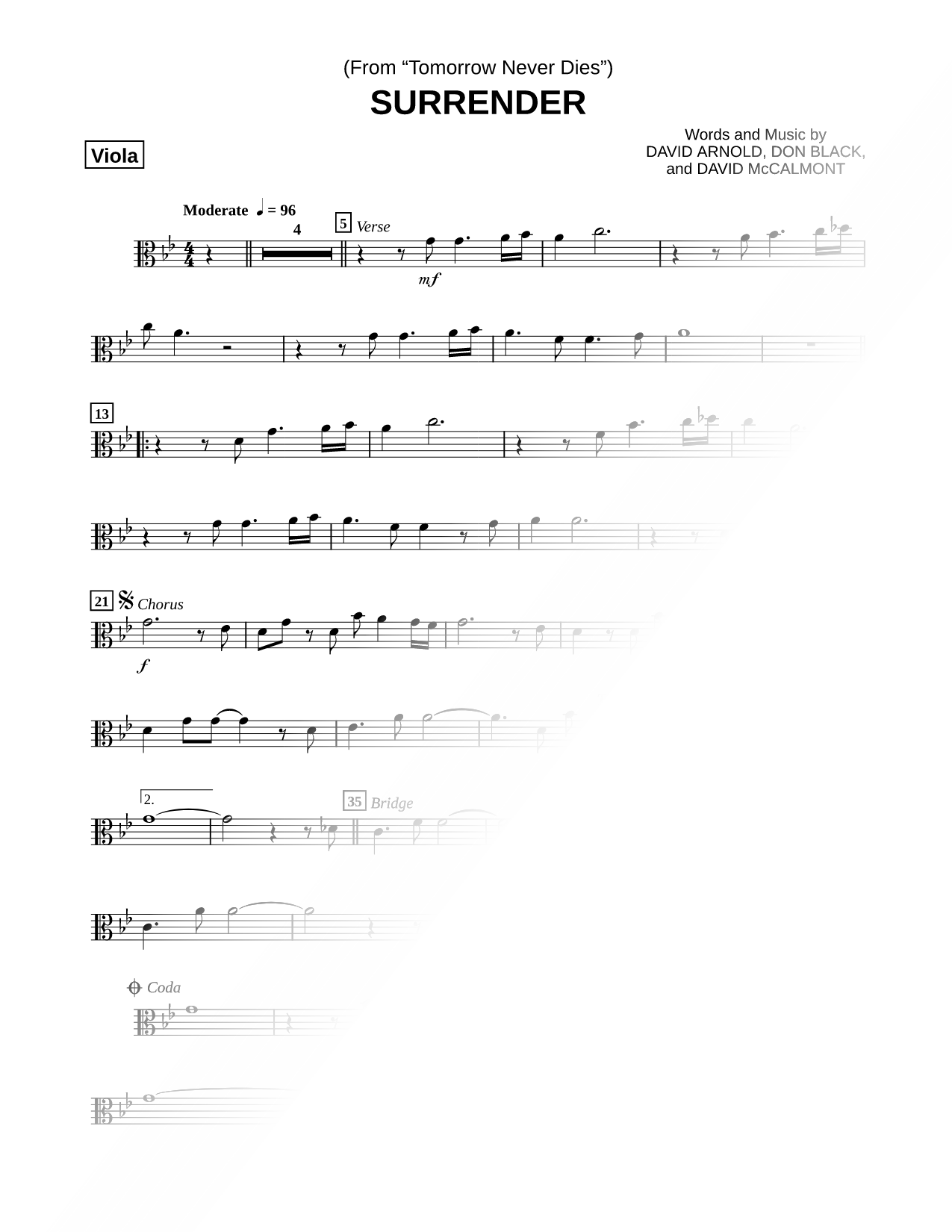Surrender - Viola
