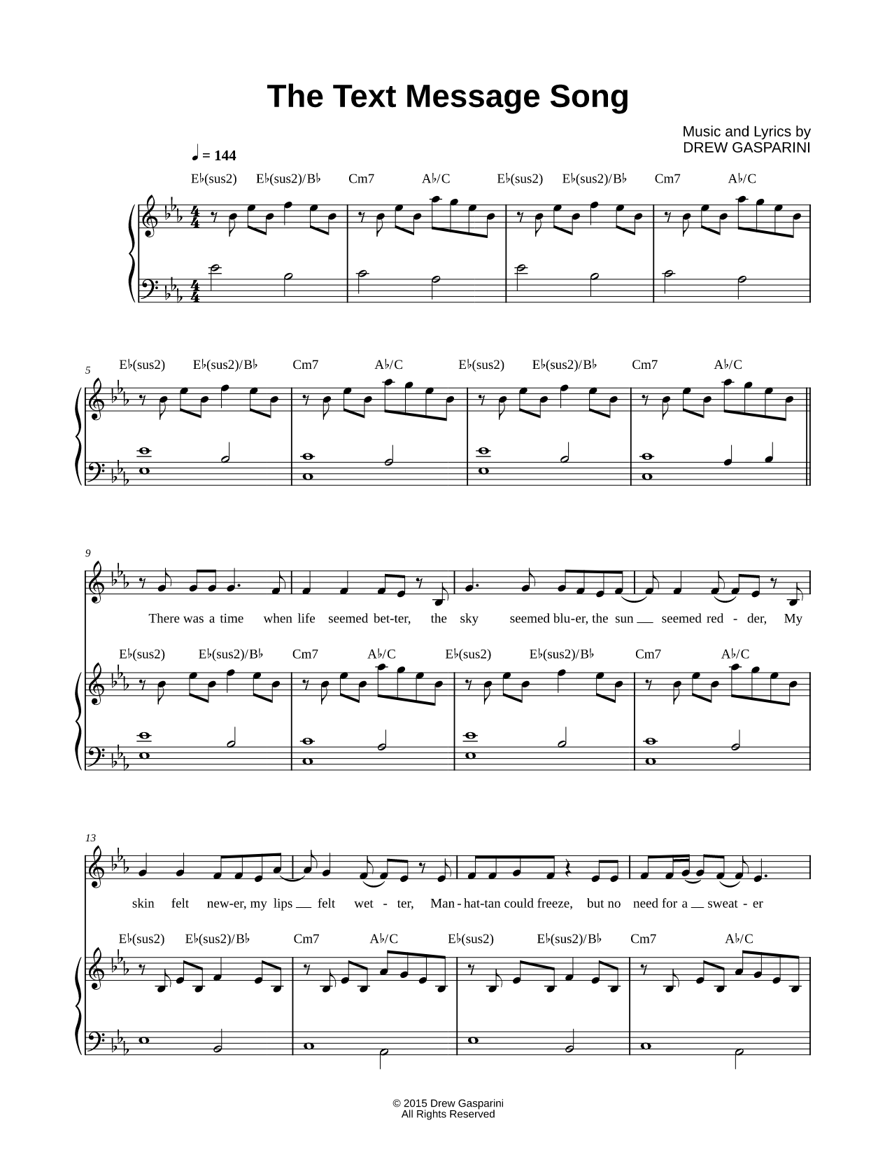 The Text Message Song