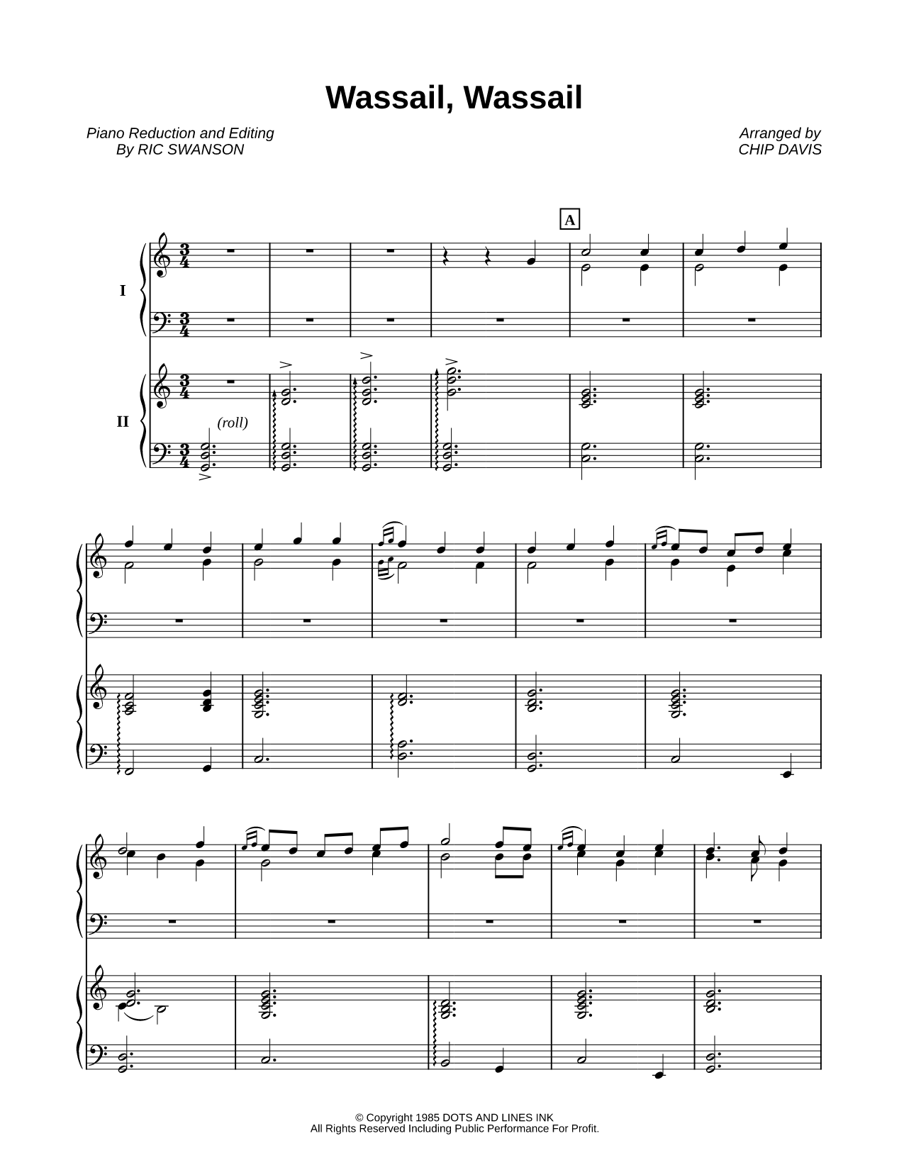 Wassail, Wassail