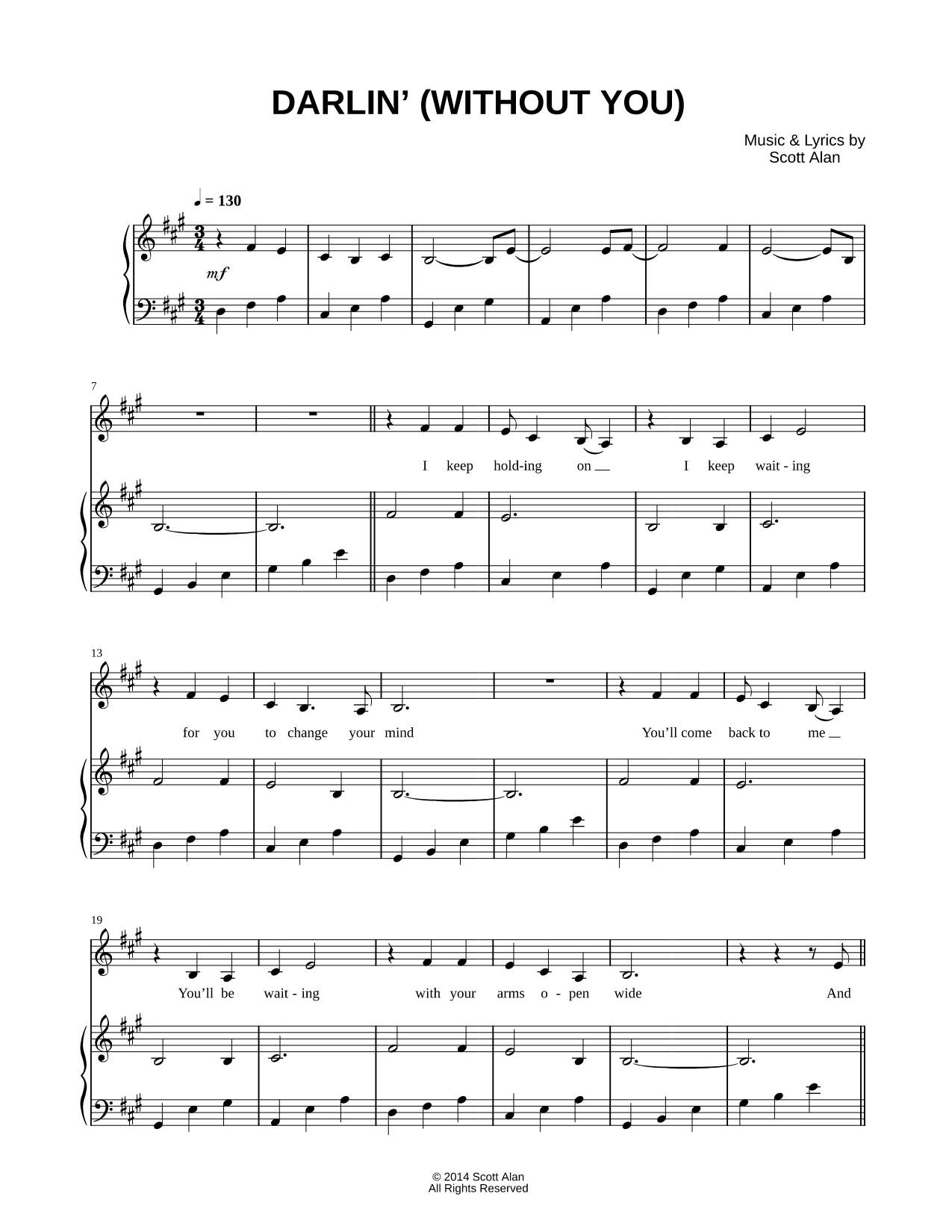 Darlin' (Without You)