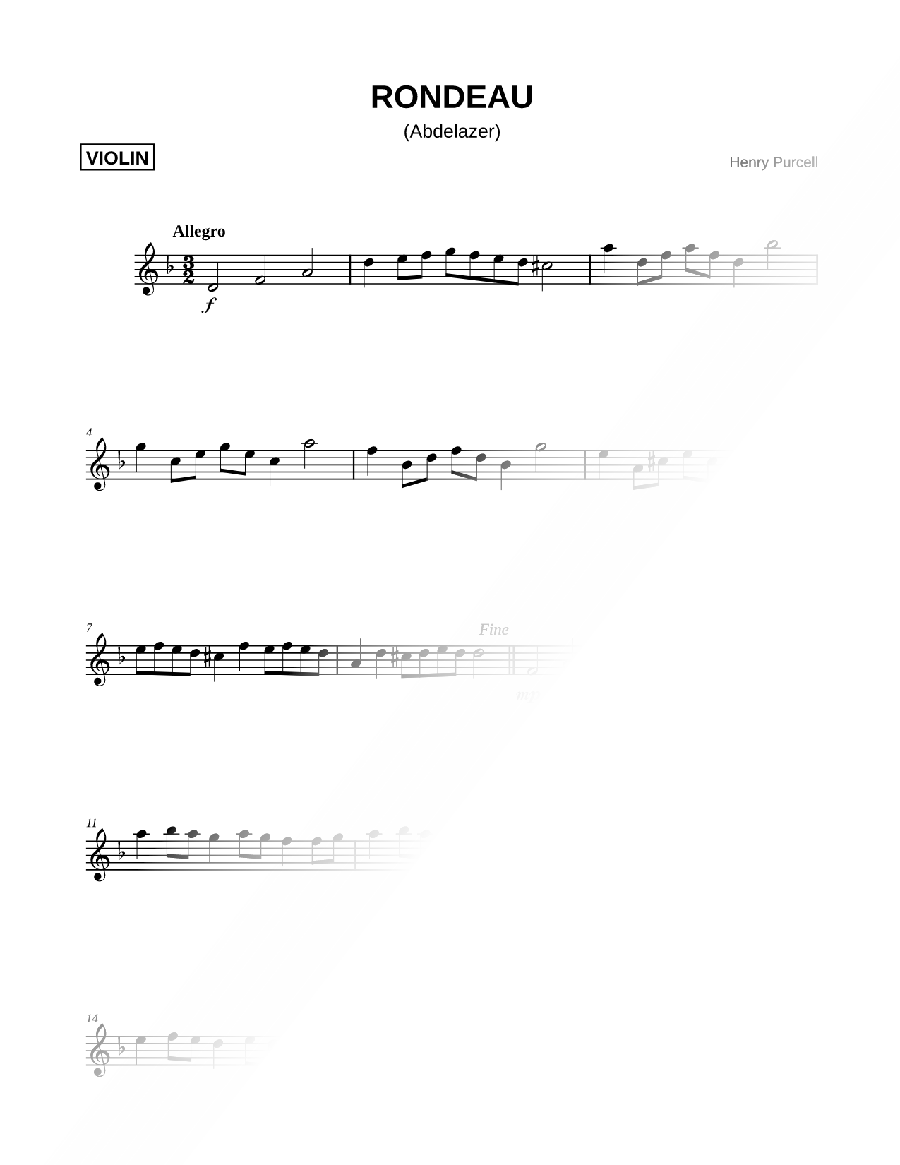 Rondeau [Main Theme]