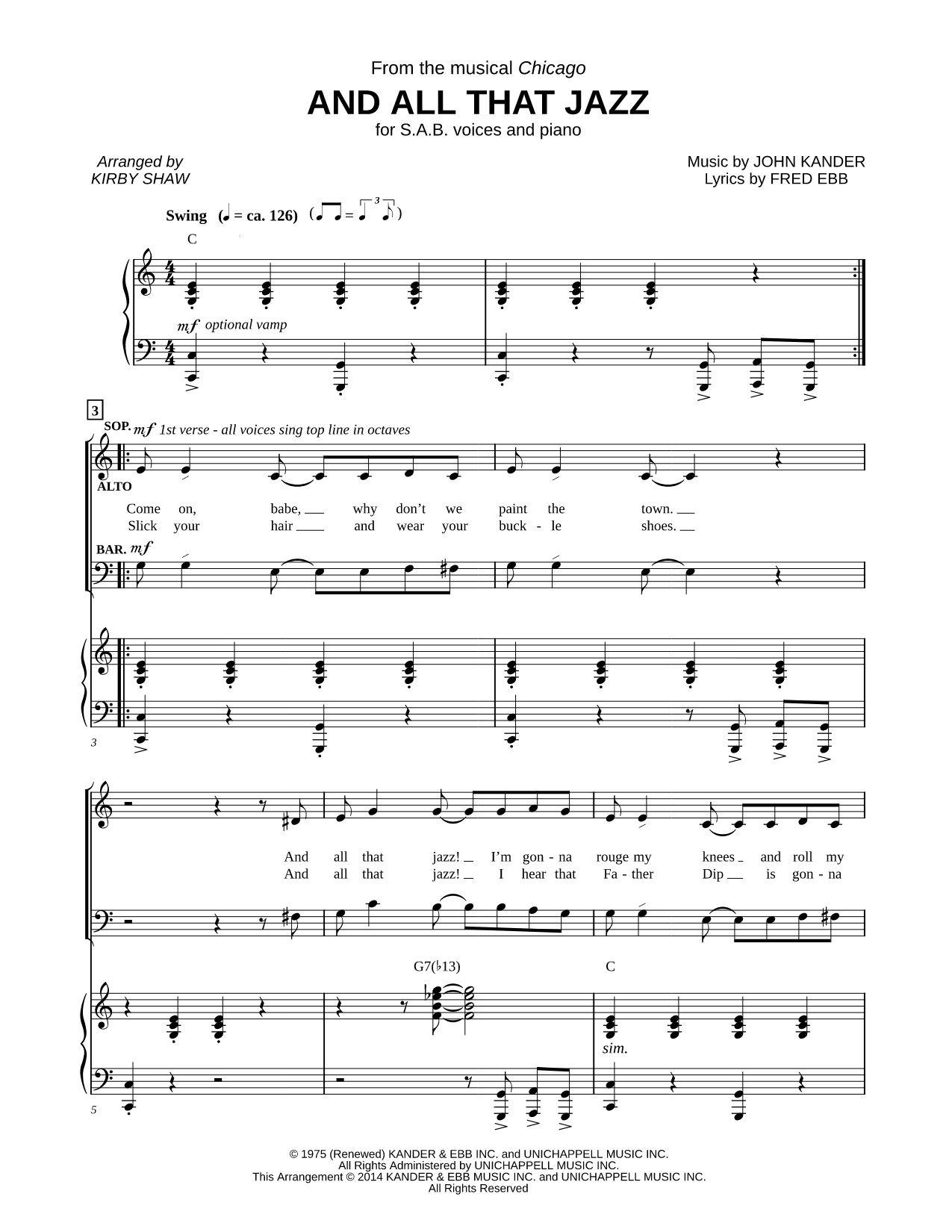 And All That Jazz