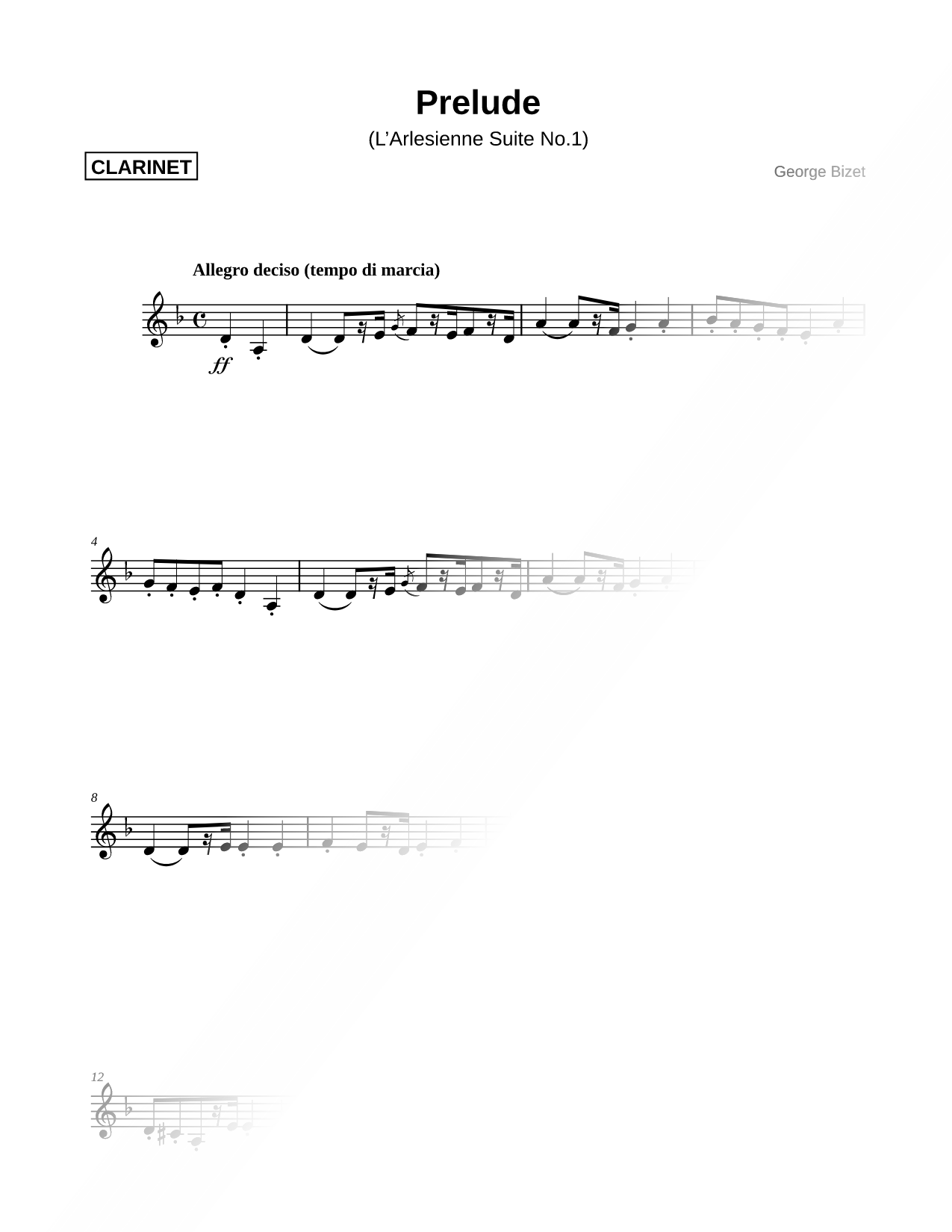 L'Arlésienne Suite No. 1, Op. 23bis: I. Prelude [Main Theme]