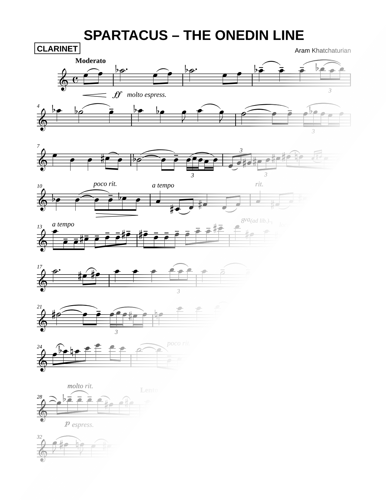 Adagio of Spartacus and Phrygia (The Onedin Line) [Excerpt]