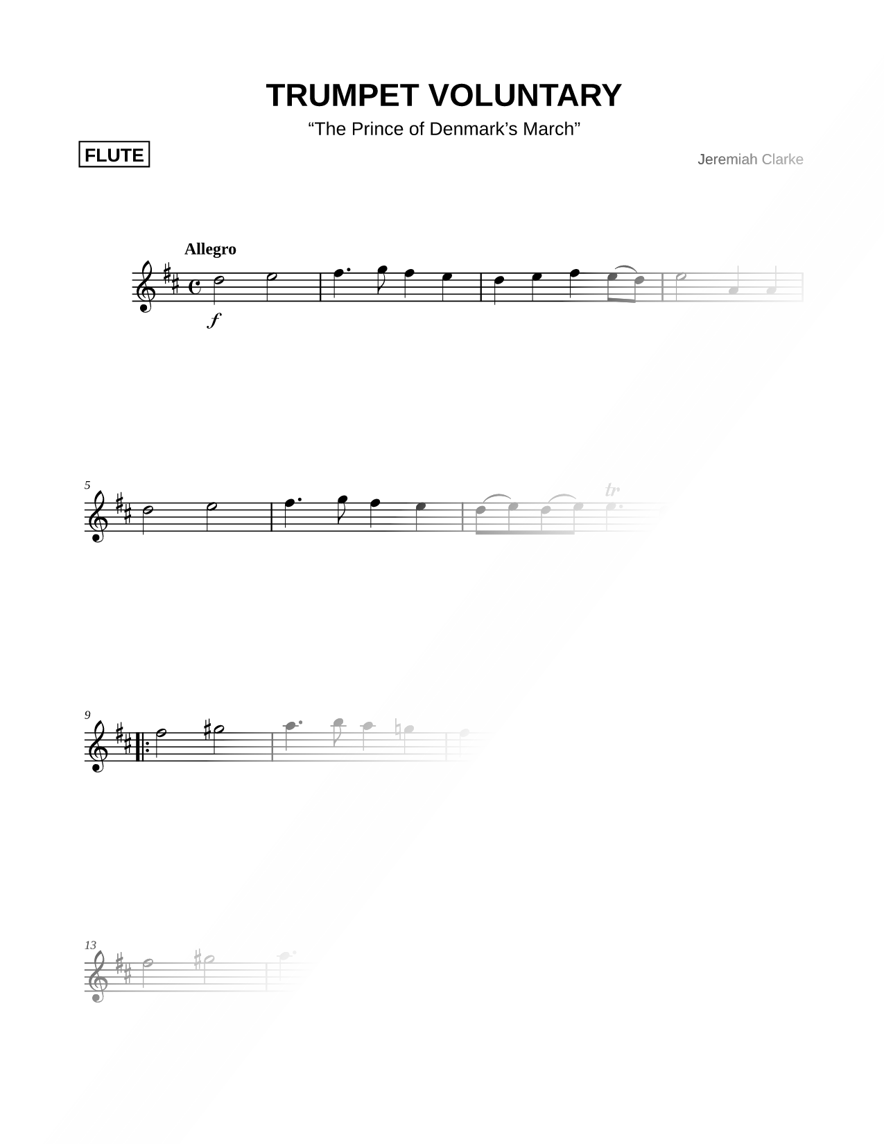 Trumpet Voluntary [Main Theme]