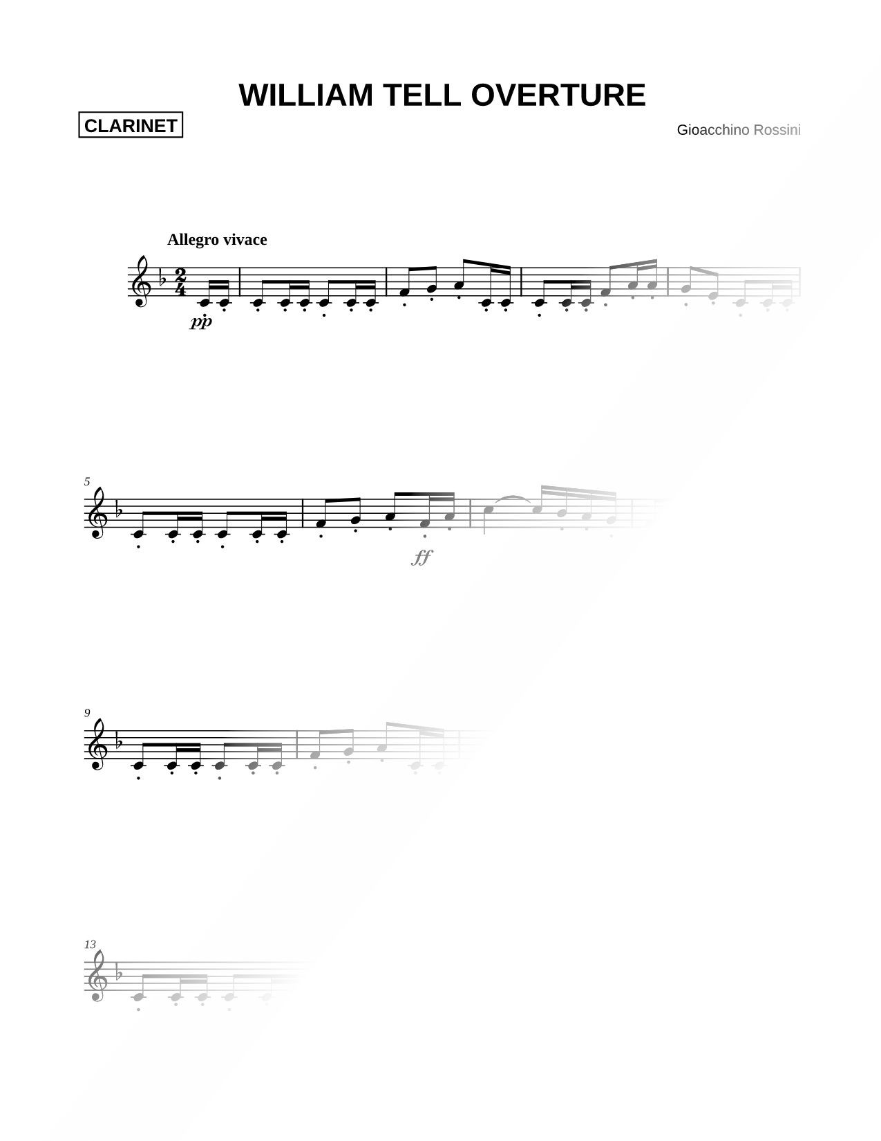 William Tell Overture [Main Theme]
