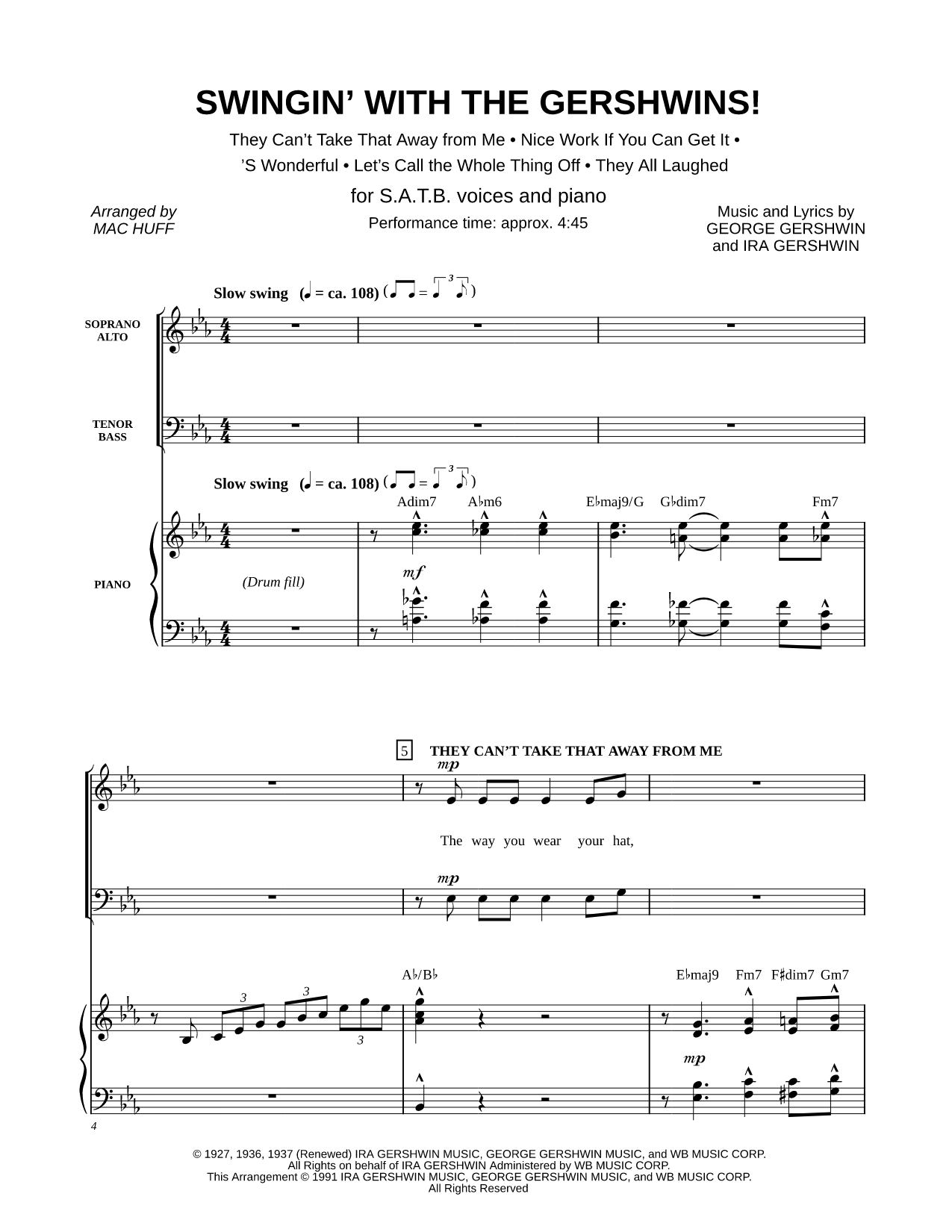 Swingin' with the Gershwins