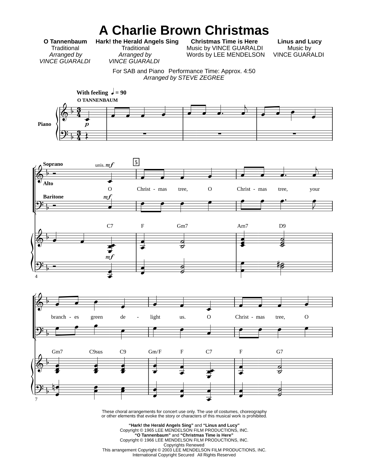 A Charlie Brown Christmas (Medley)