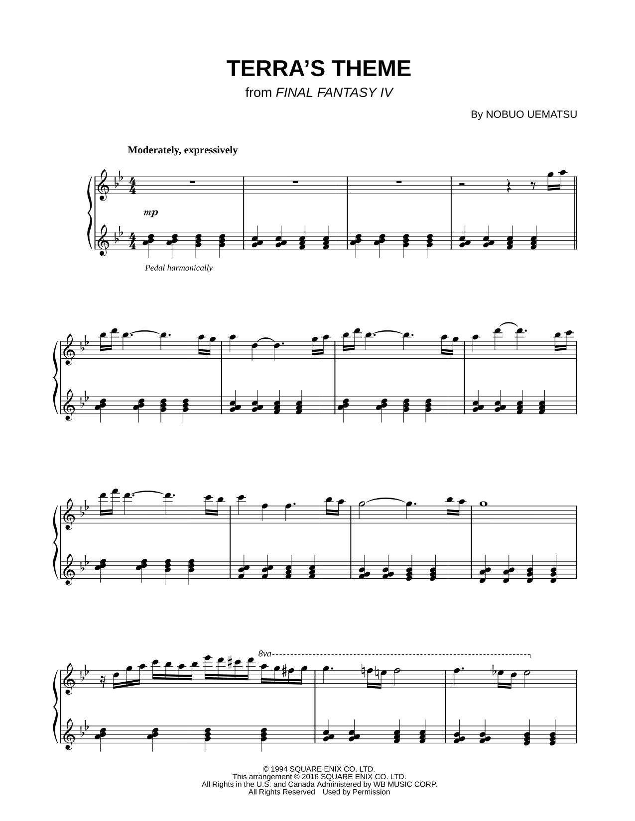 Final Fantasy IV Sheet Music | Musicnotes
