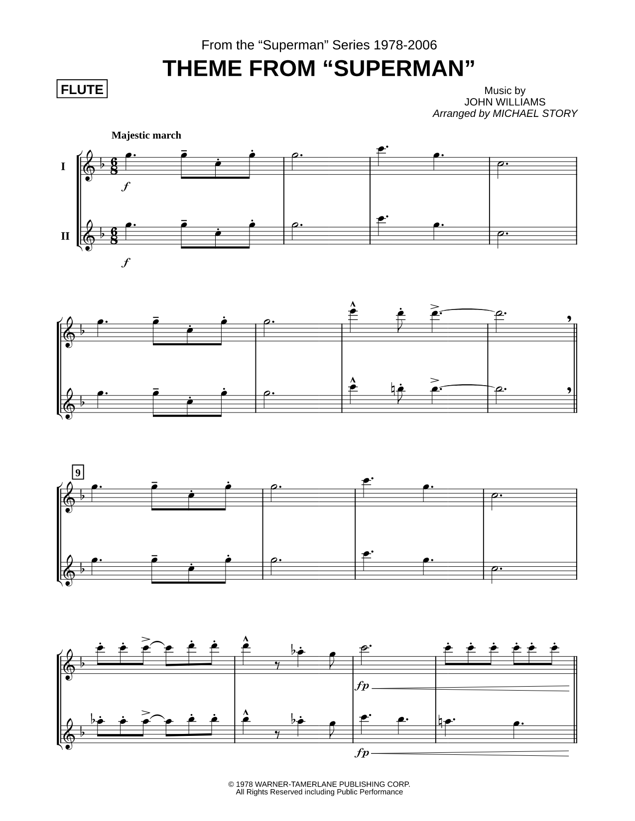 Theme from Superman - Flute Duet
