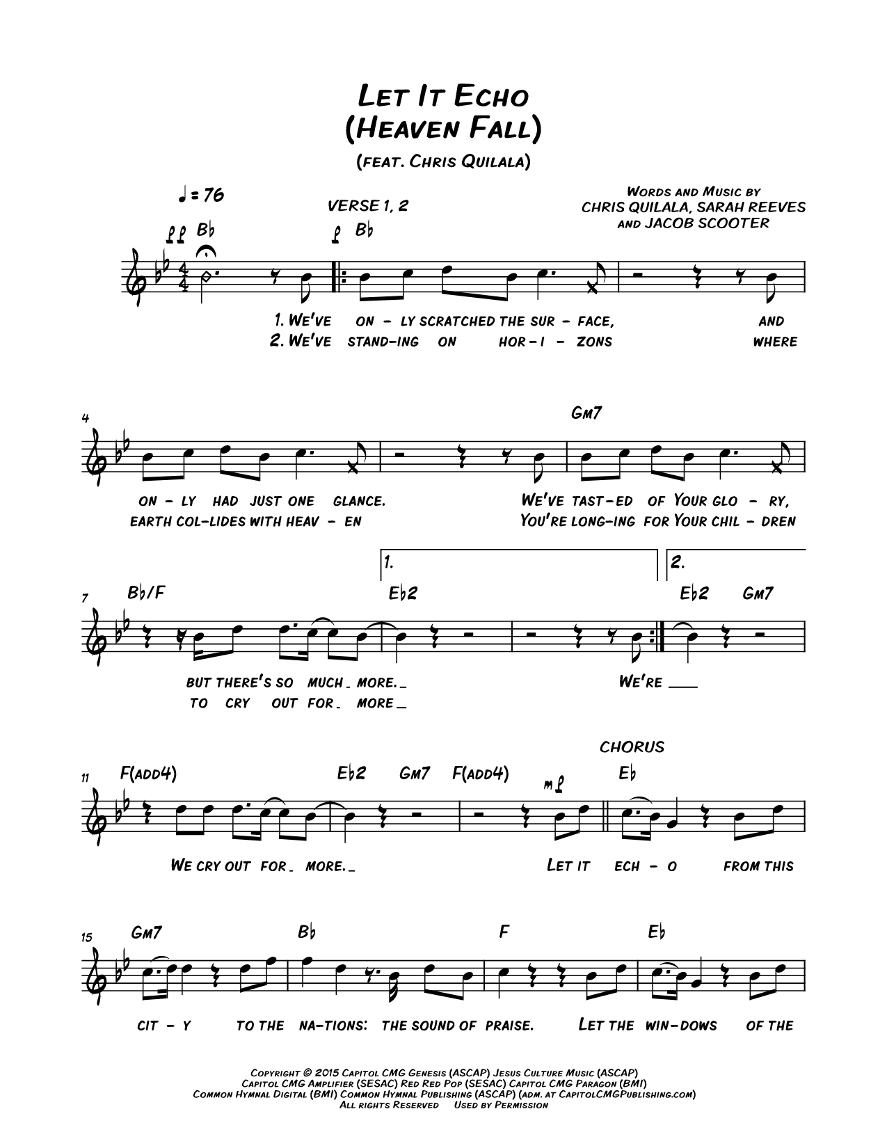 Let It Echo (Heaven Fall)