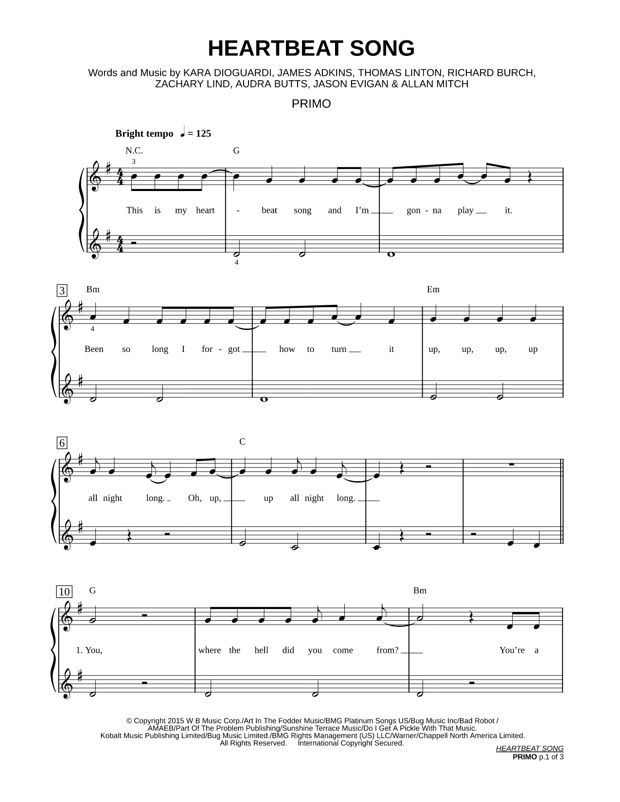 Heartbeat Song