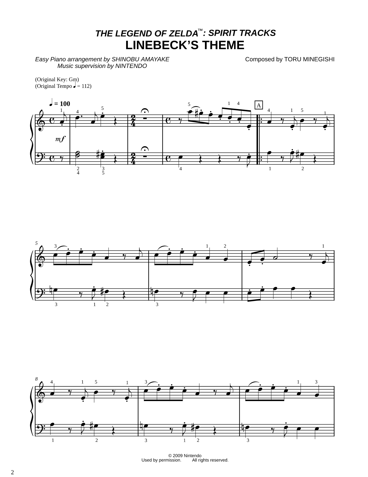 The Legend of Zelda™: Spirit Tracks™: Linebeck's Theme