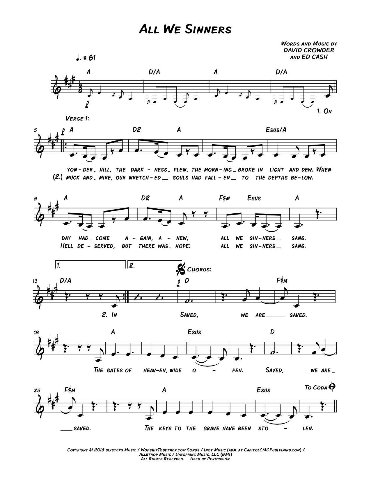 All We Sinners