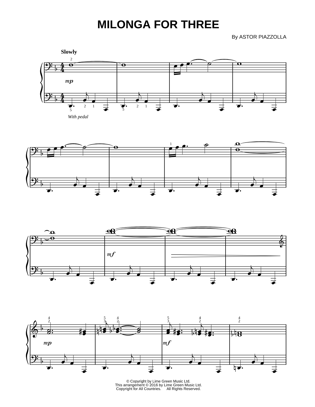 Milonga for Three