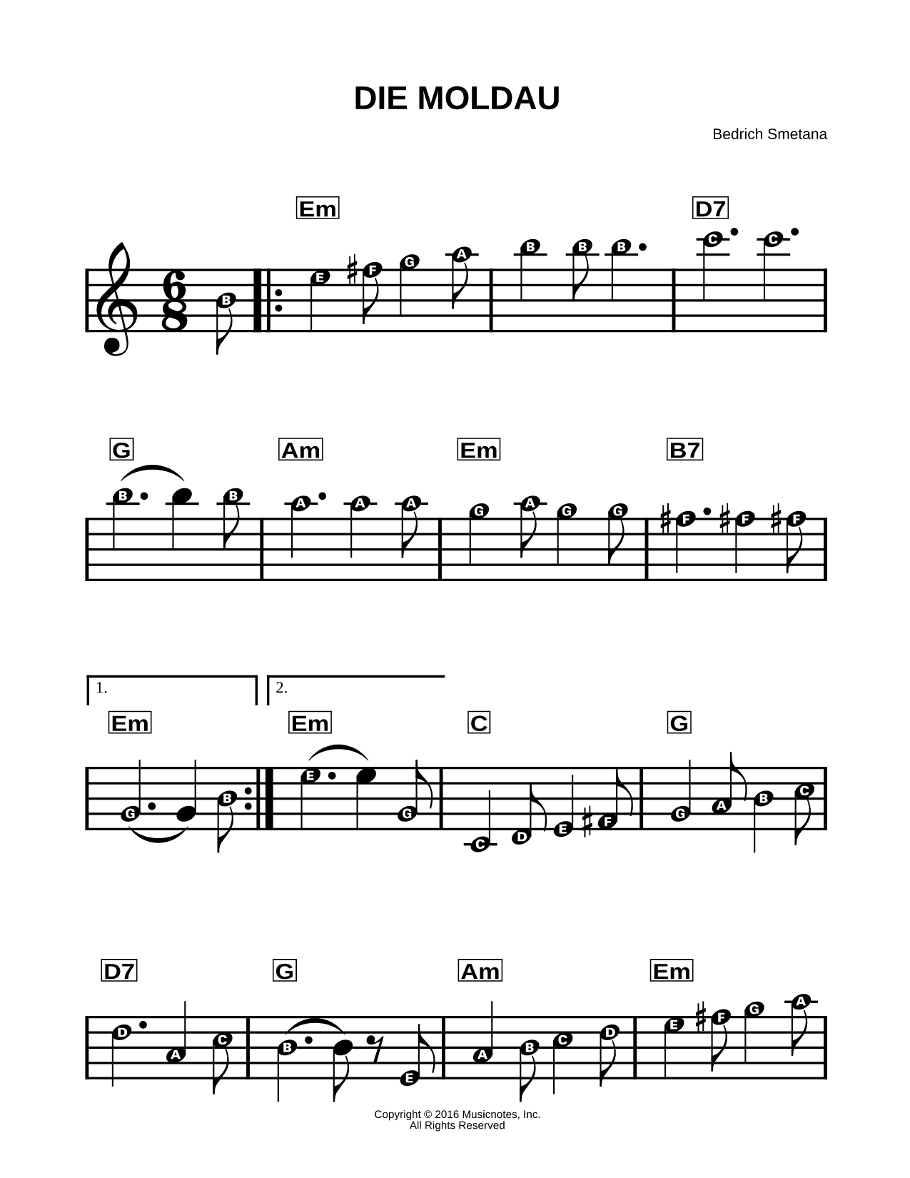 Theme from Die Moldau