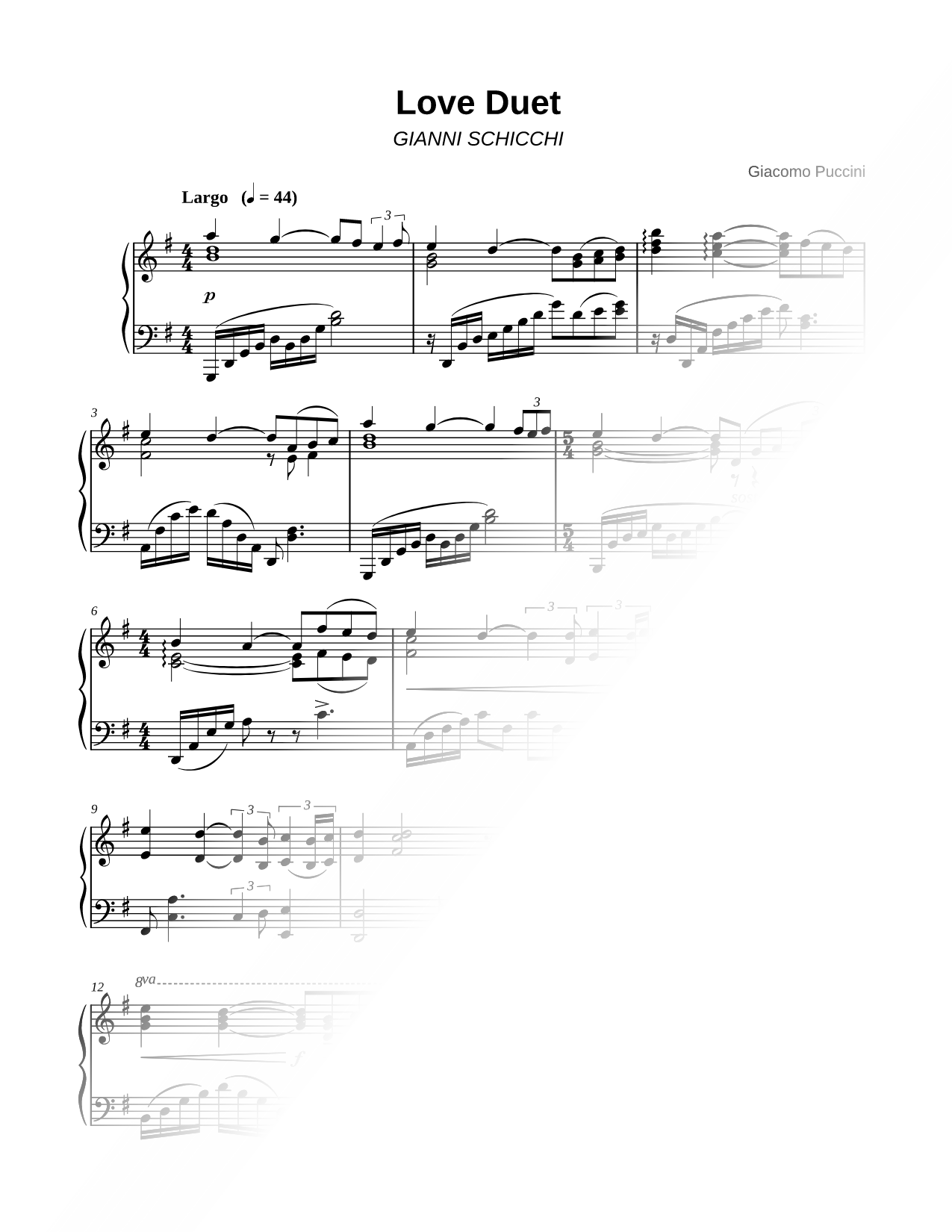 Gianni Schicchi: Love Duet