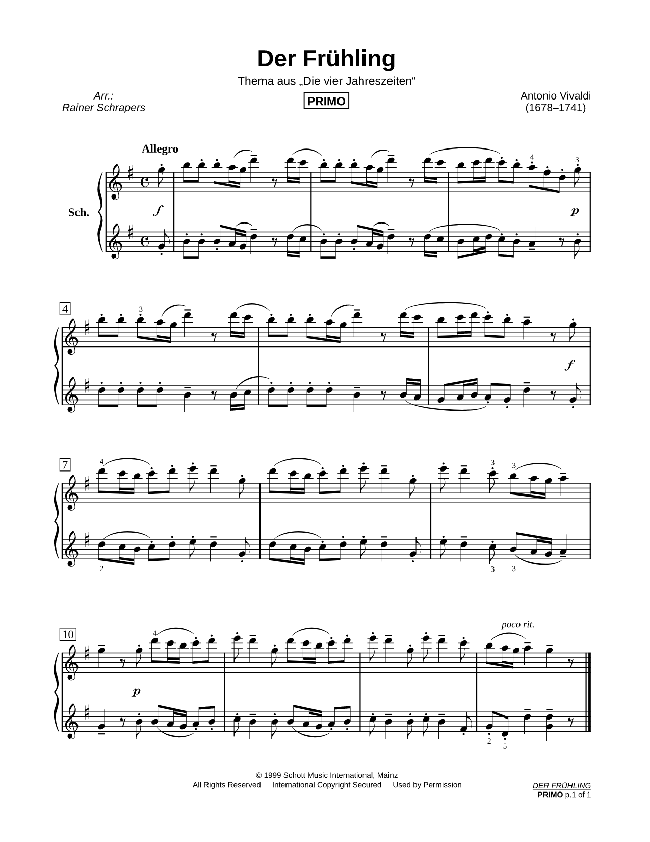 The Four Seasons: Spring [Theme]