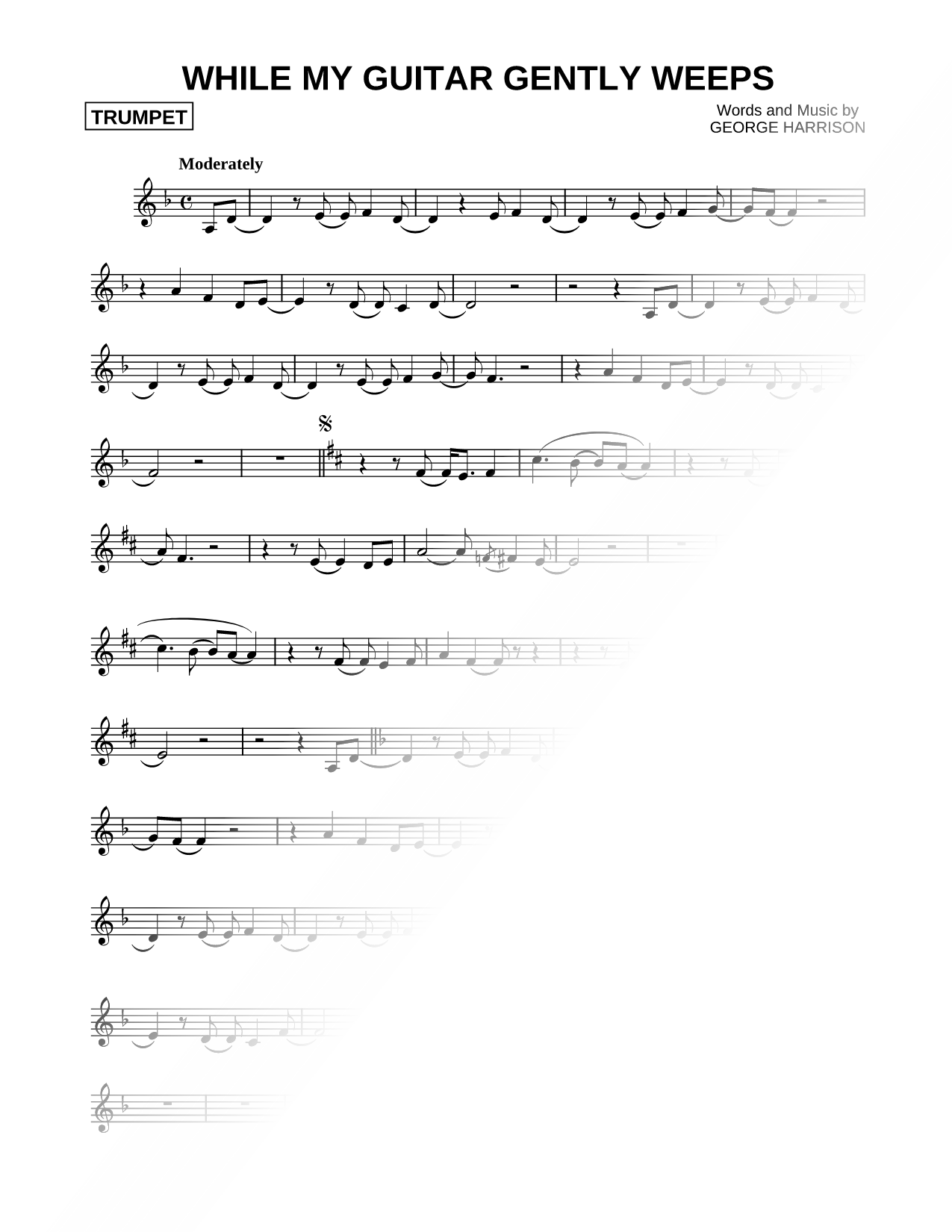 While My Guitar Gently Weeps