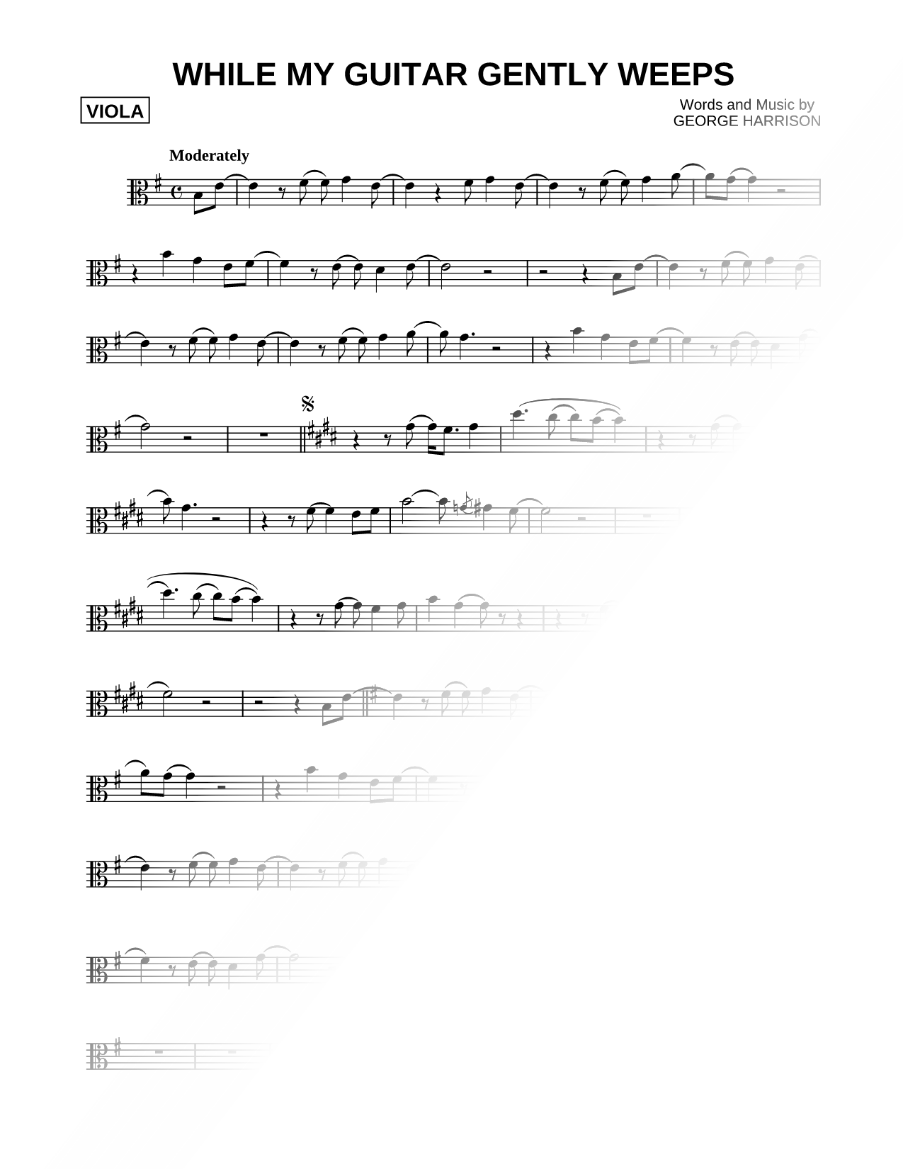 While My Guitar Gently Weeps