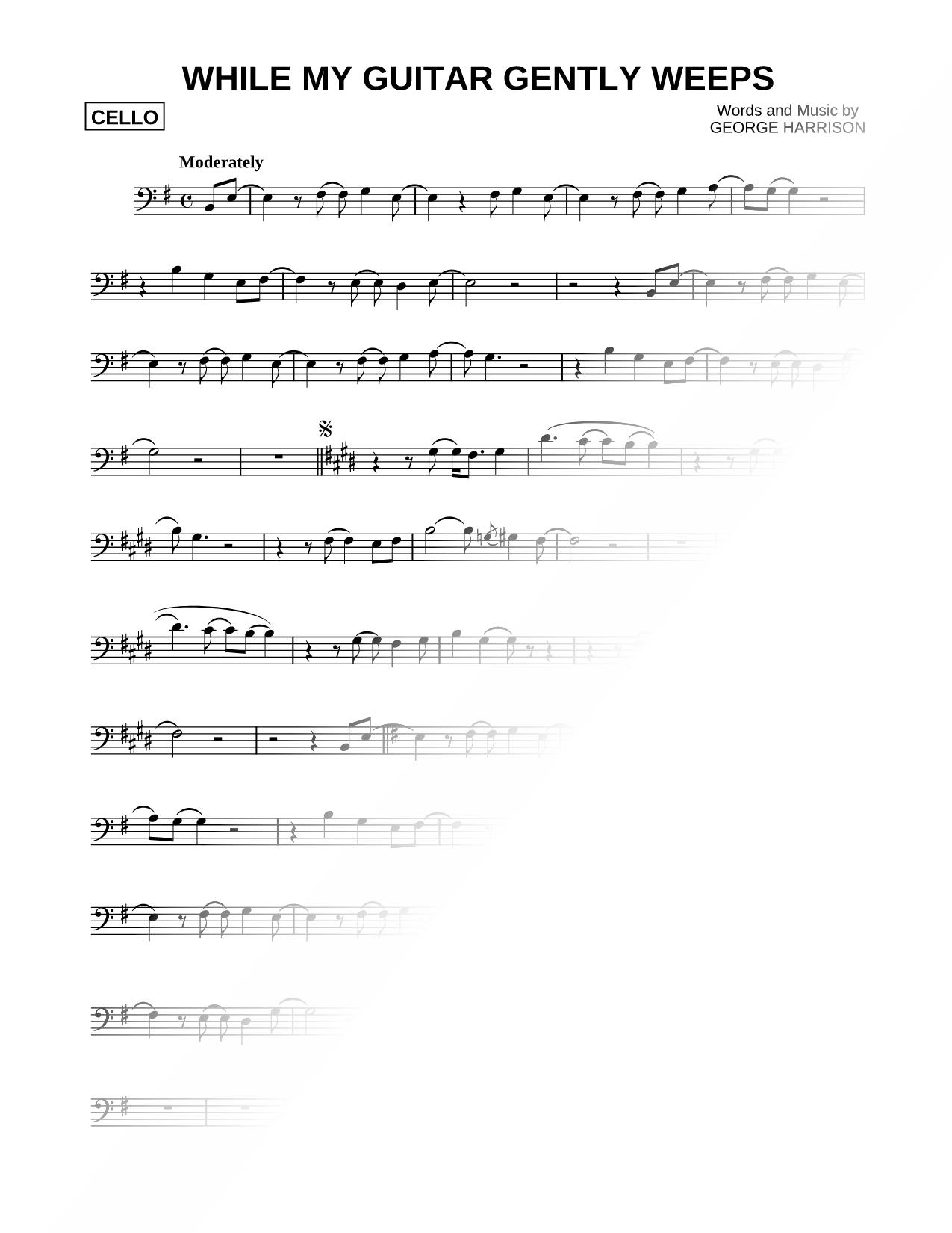While My Guitar Gently Weeps