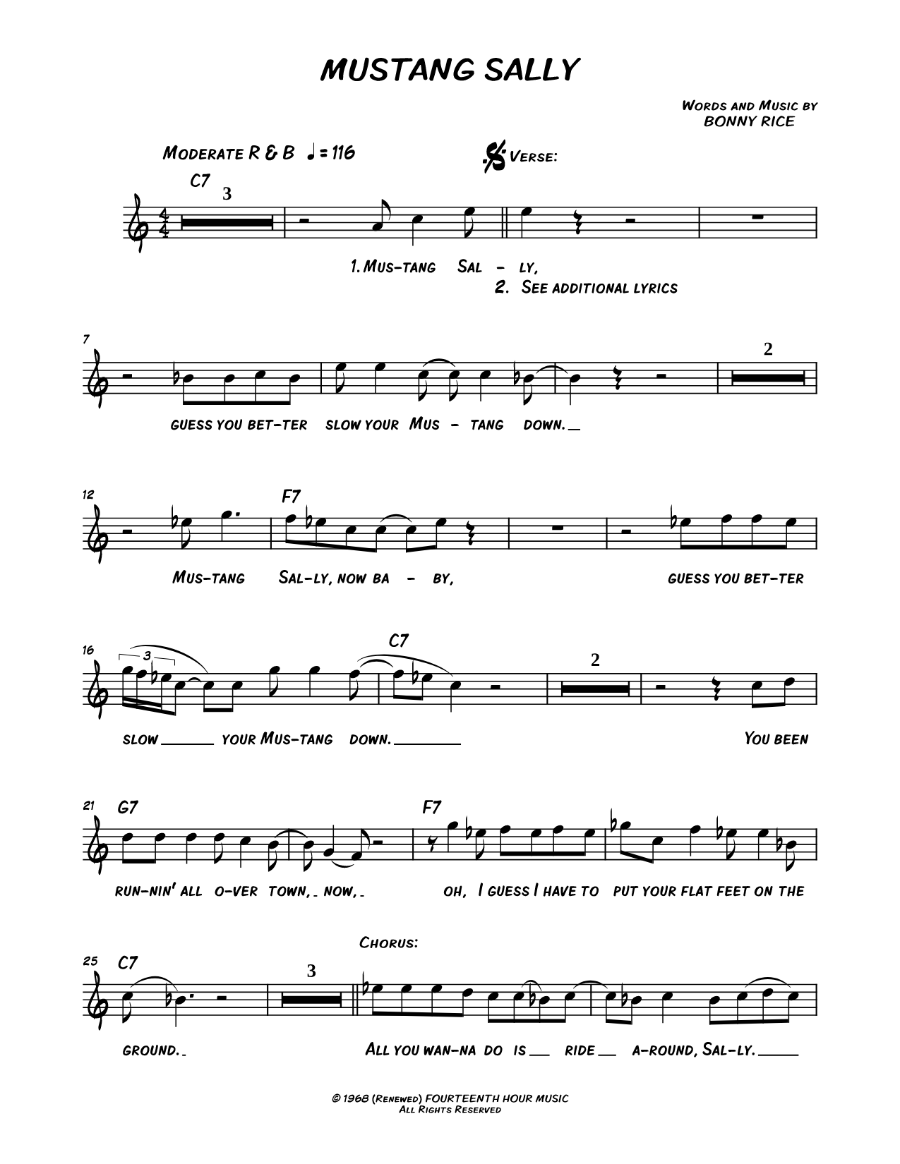 Mustang Sally