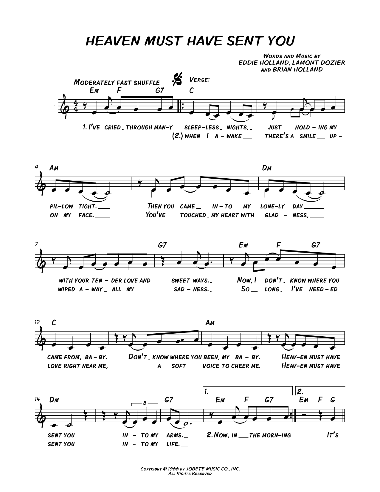 Heaven Must Have Sent You
