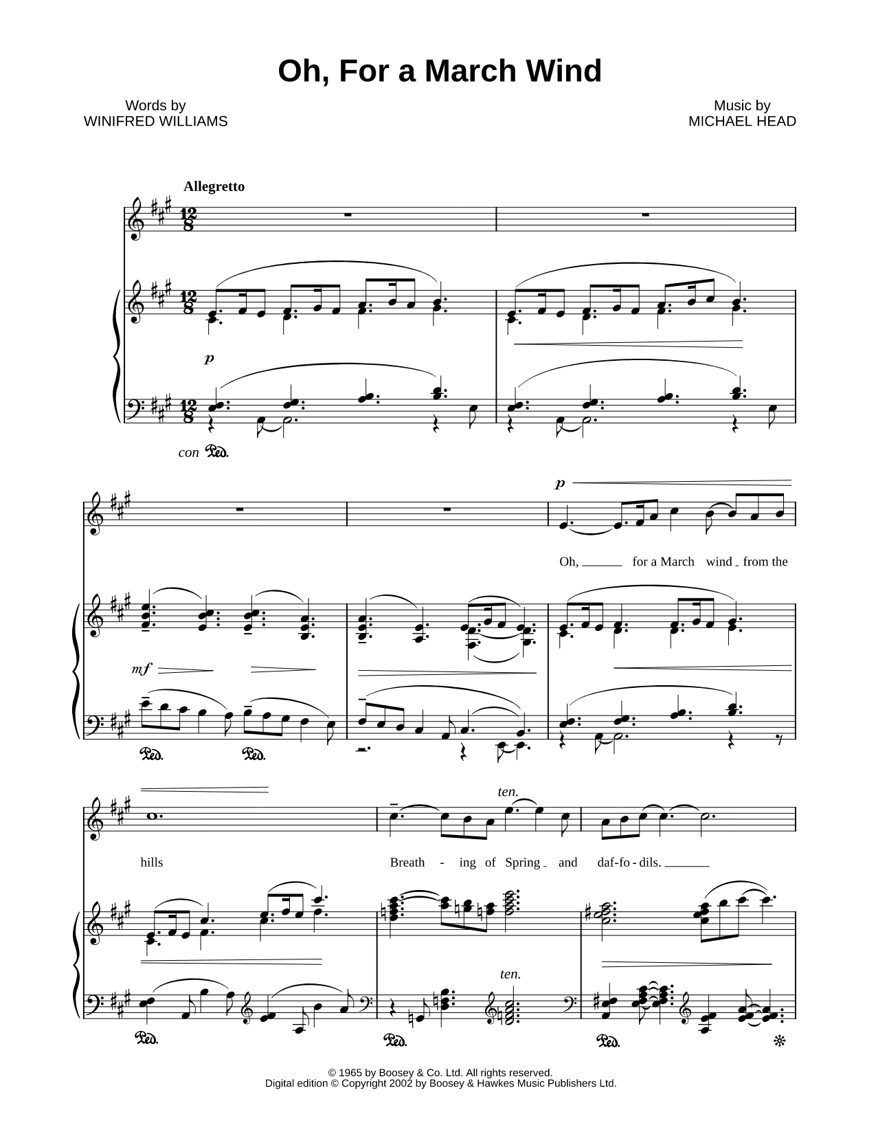 Oh, For a March Wind