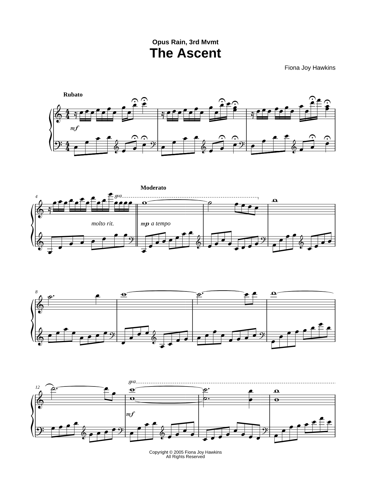 Opus Rain: 3rd Movement - The Ascent