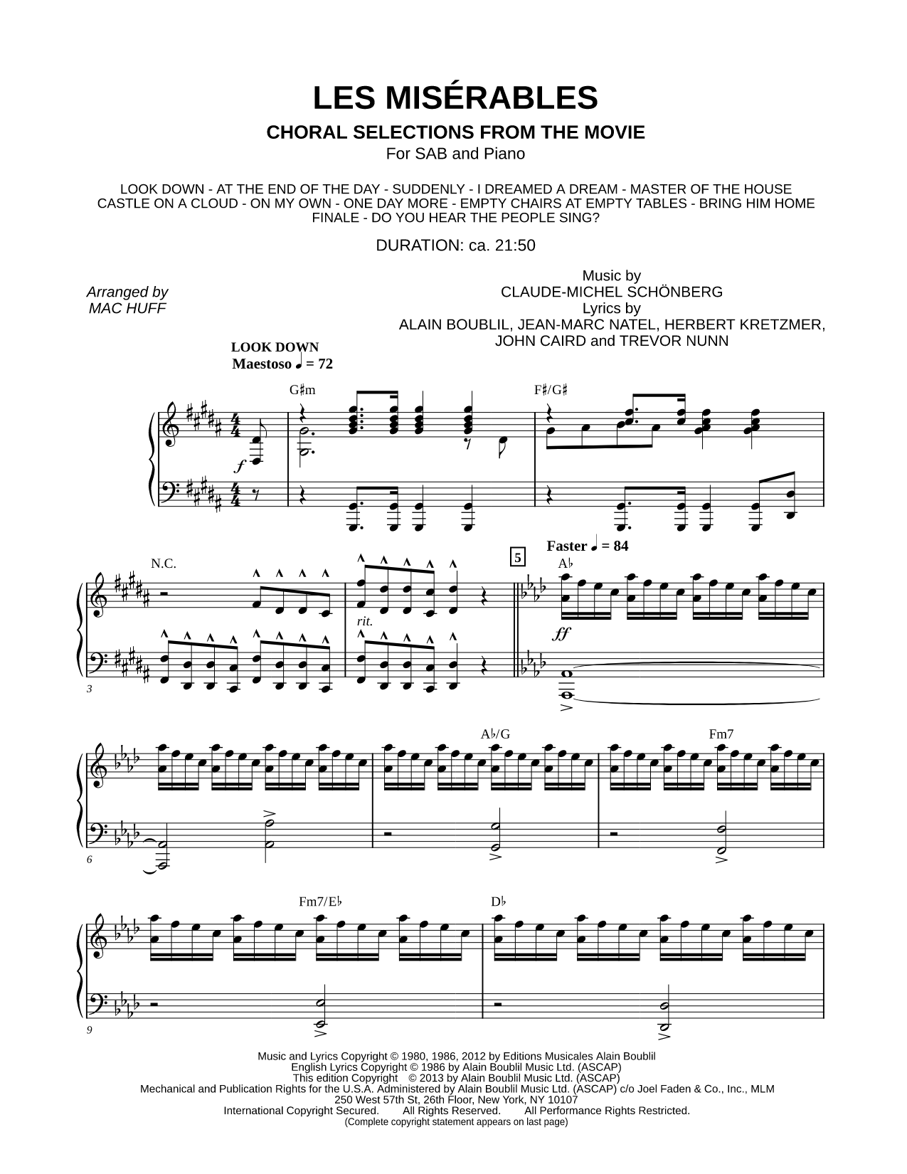 Les Misérables - Choral Selections from the Movie