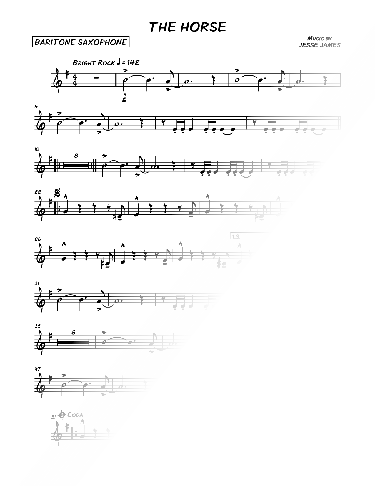 The Horse - Baritone Saxophone