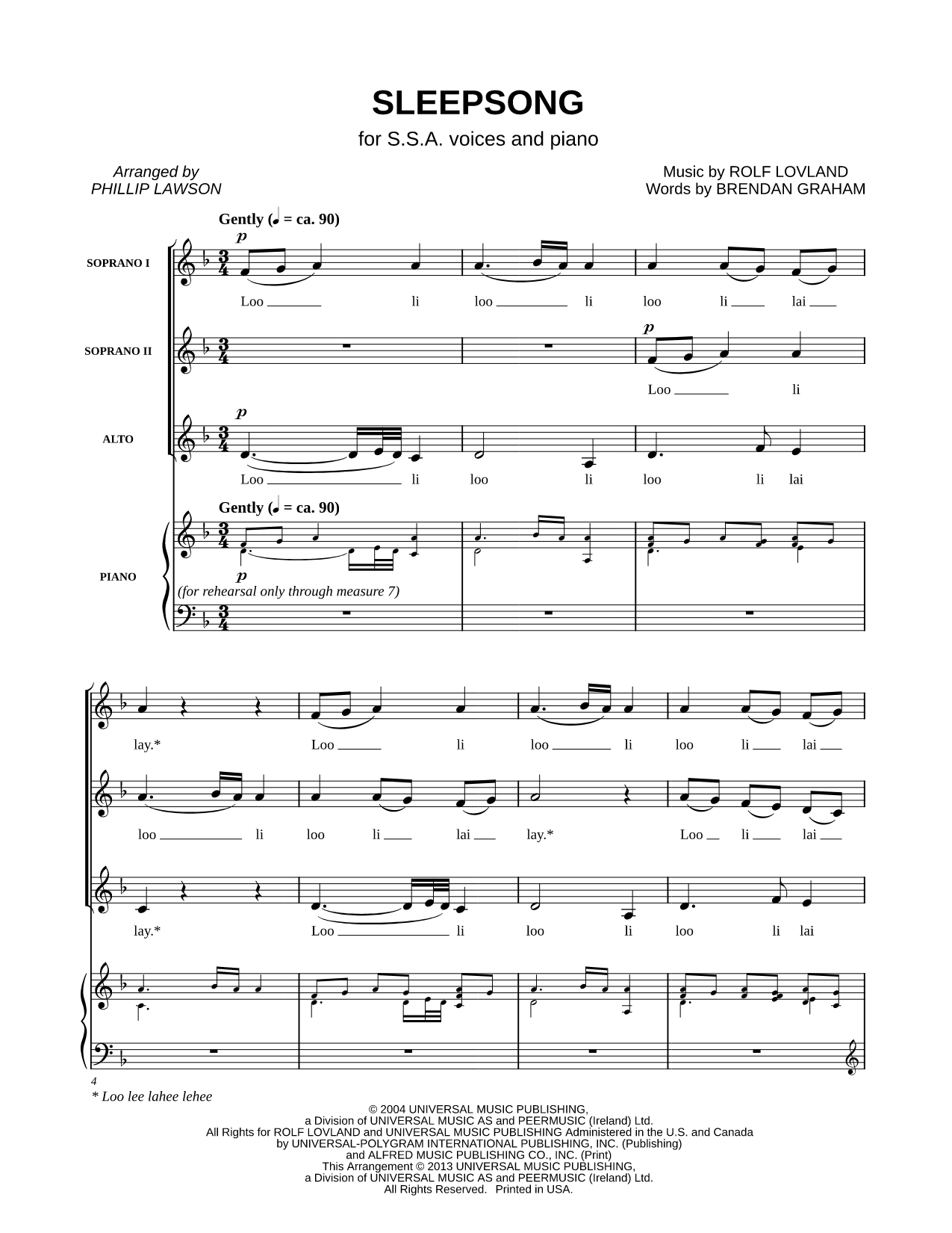Sleepsong