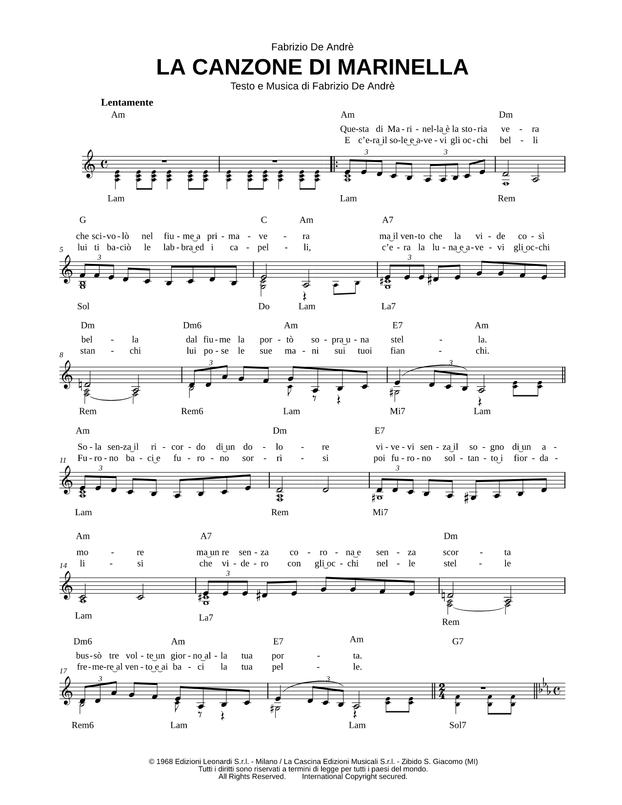 La canzone di Marinella