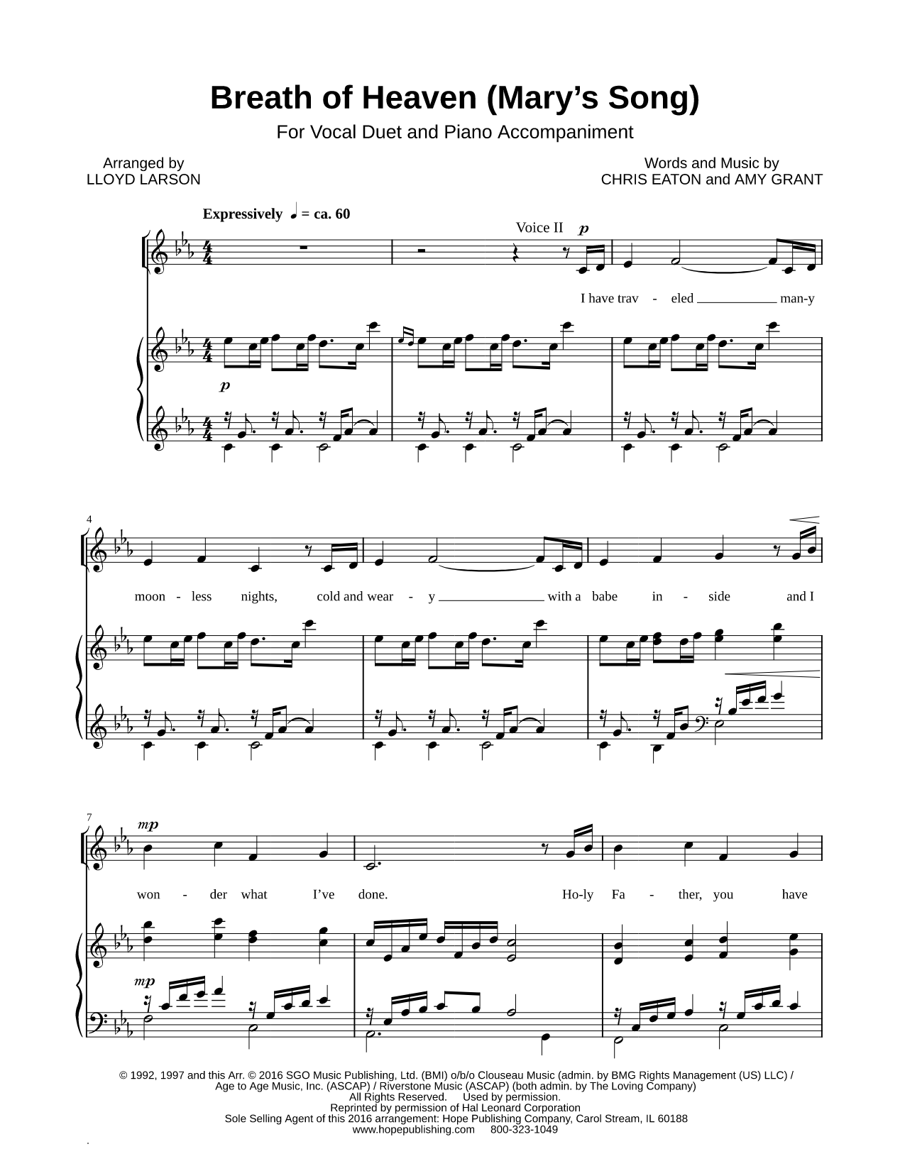 Breath of Heaven (Mary's Song)