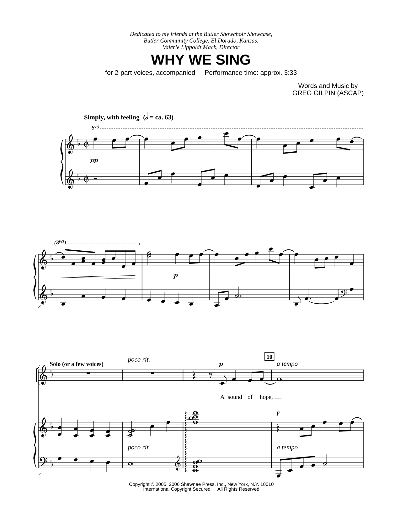 Why We Sing