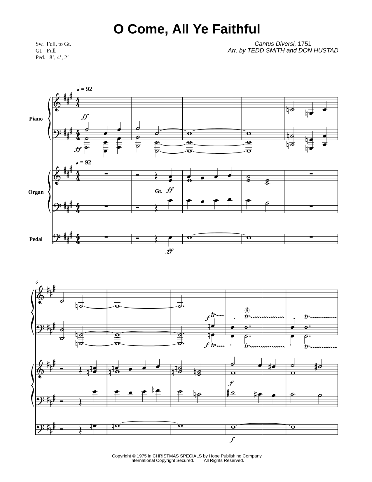 O Come, All Ye Faithful
