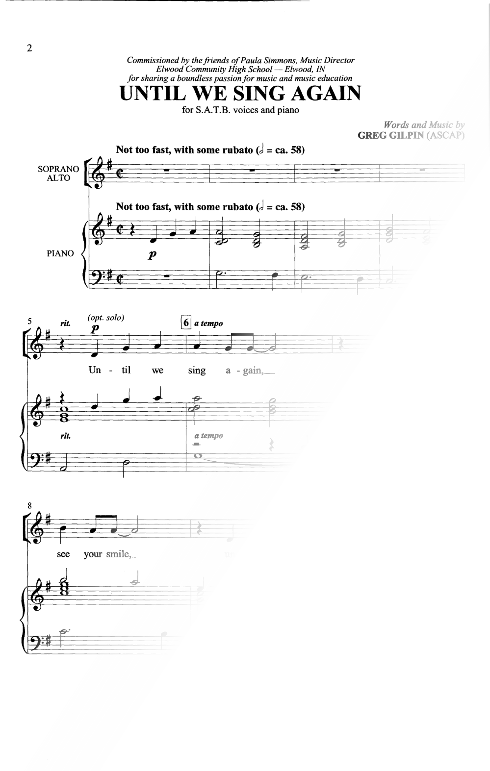 Until We Sing Again