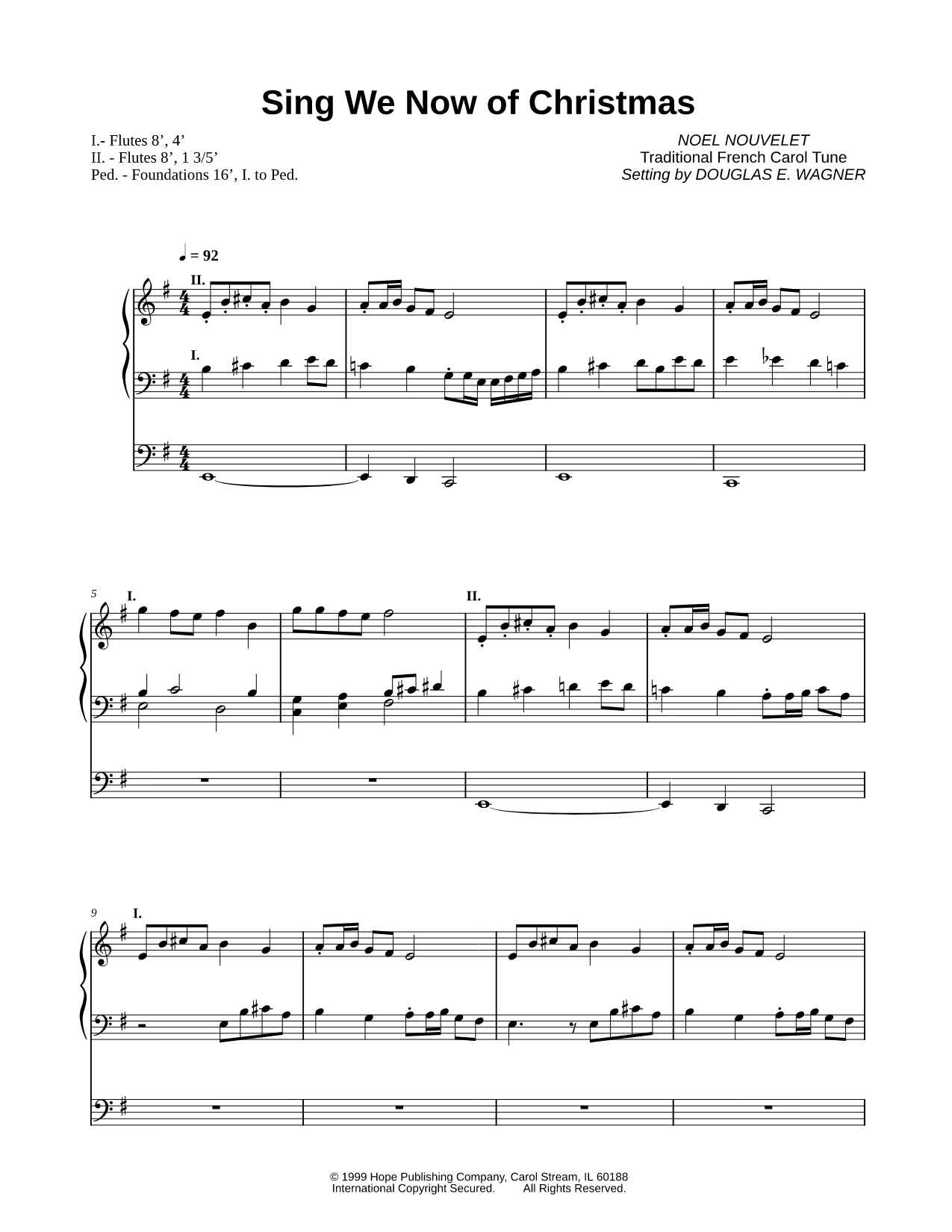Sing We Now of Christmas