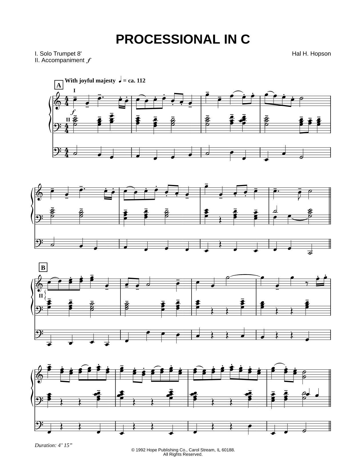 Processional in C