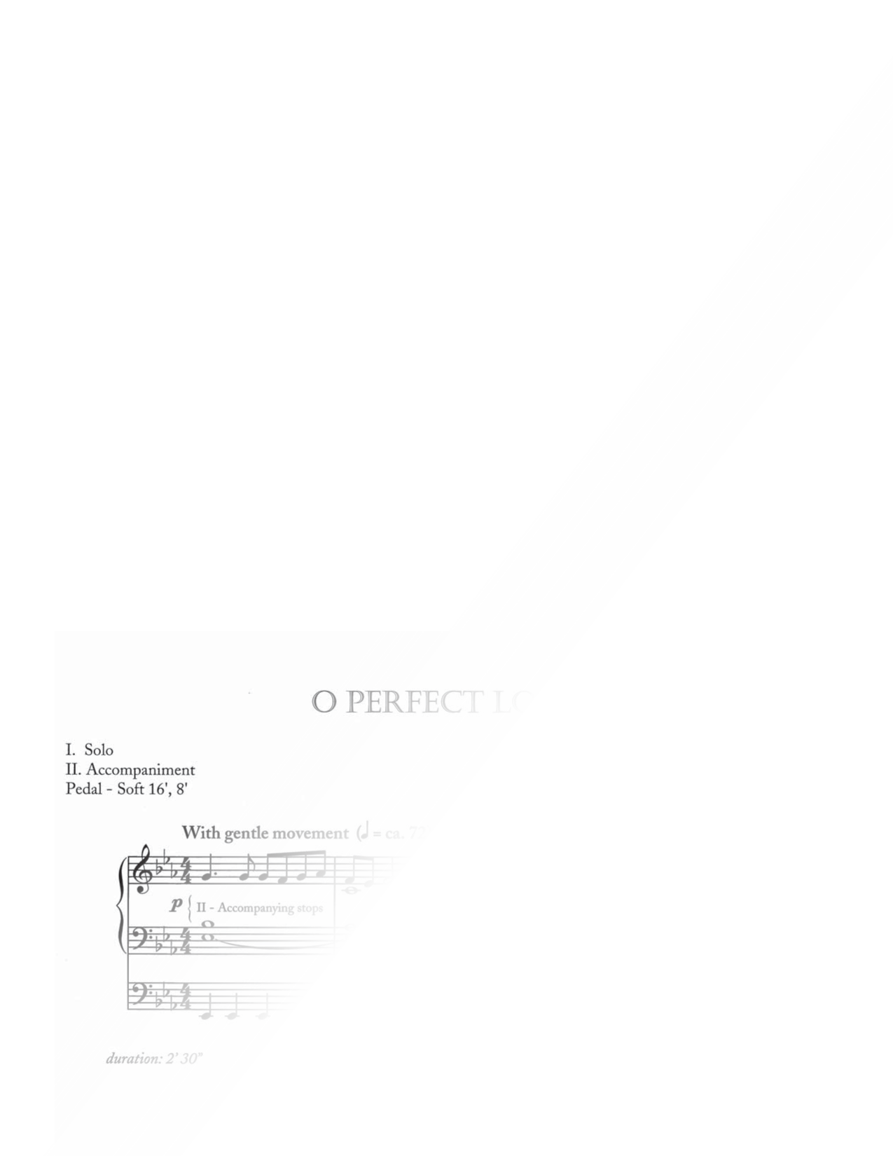 O Perfect Love