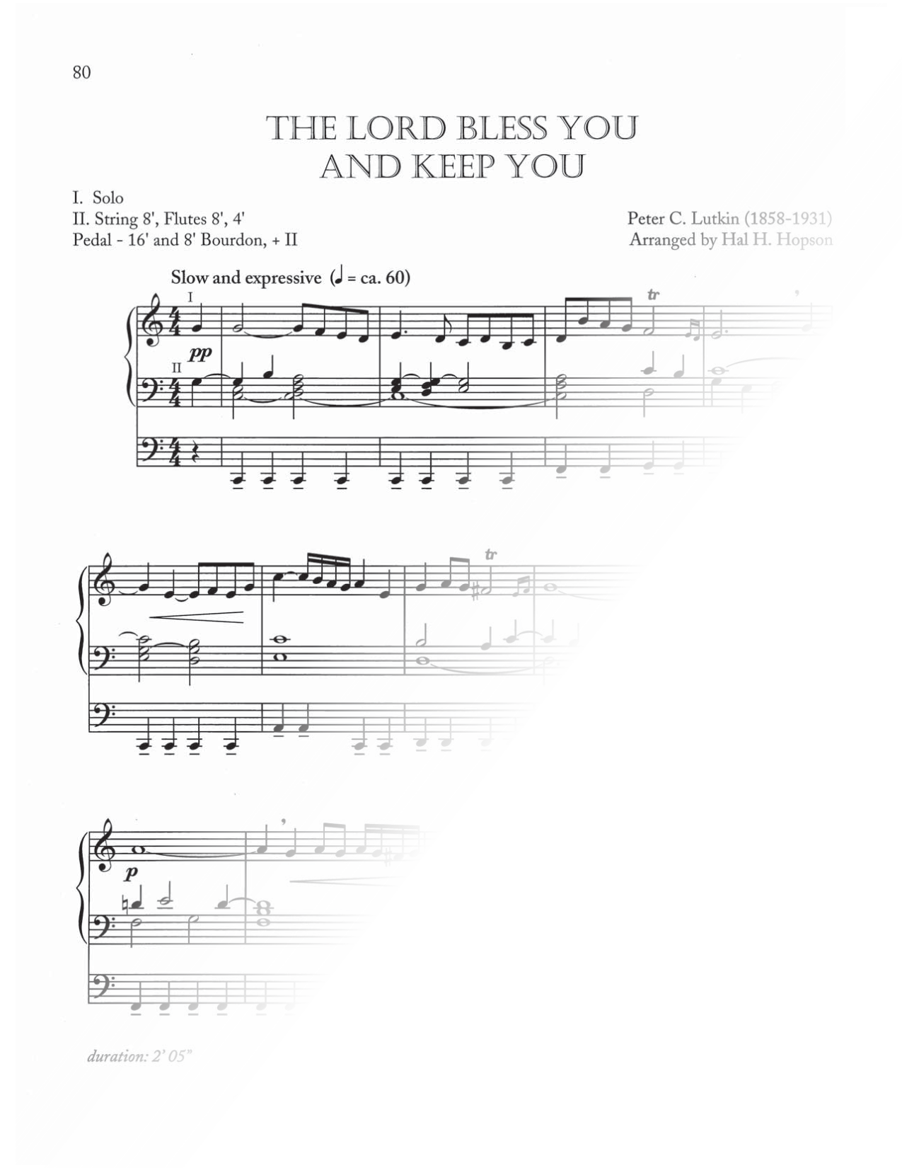 The Lord Bless You and Keep You