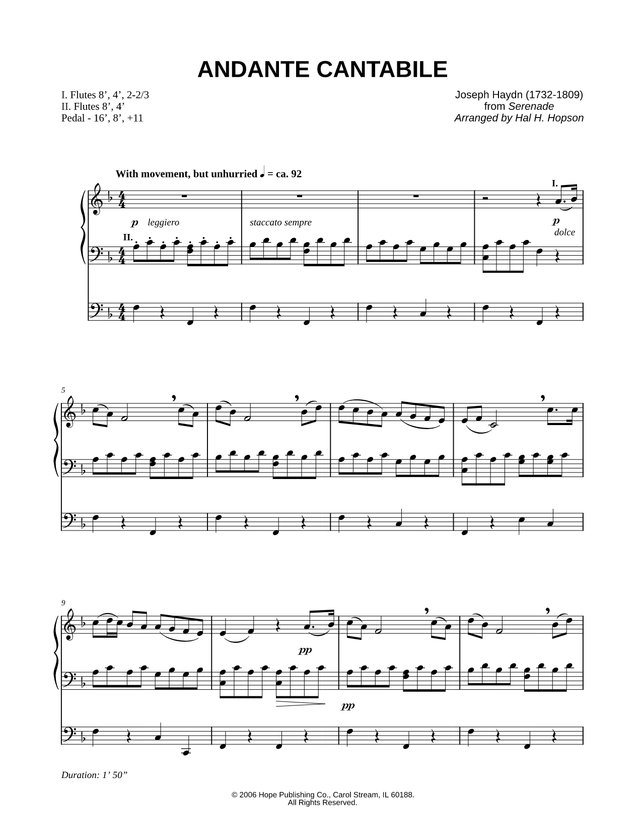 Andante Cantabile