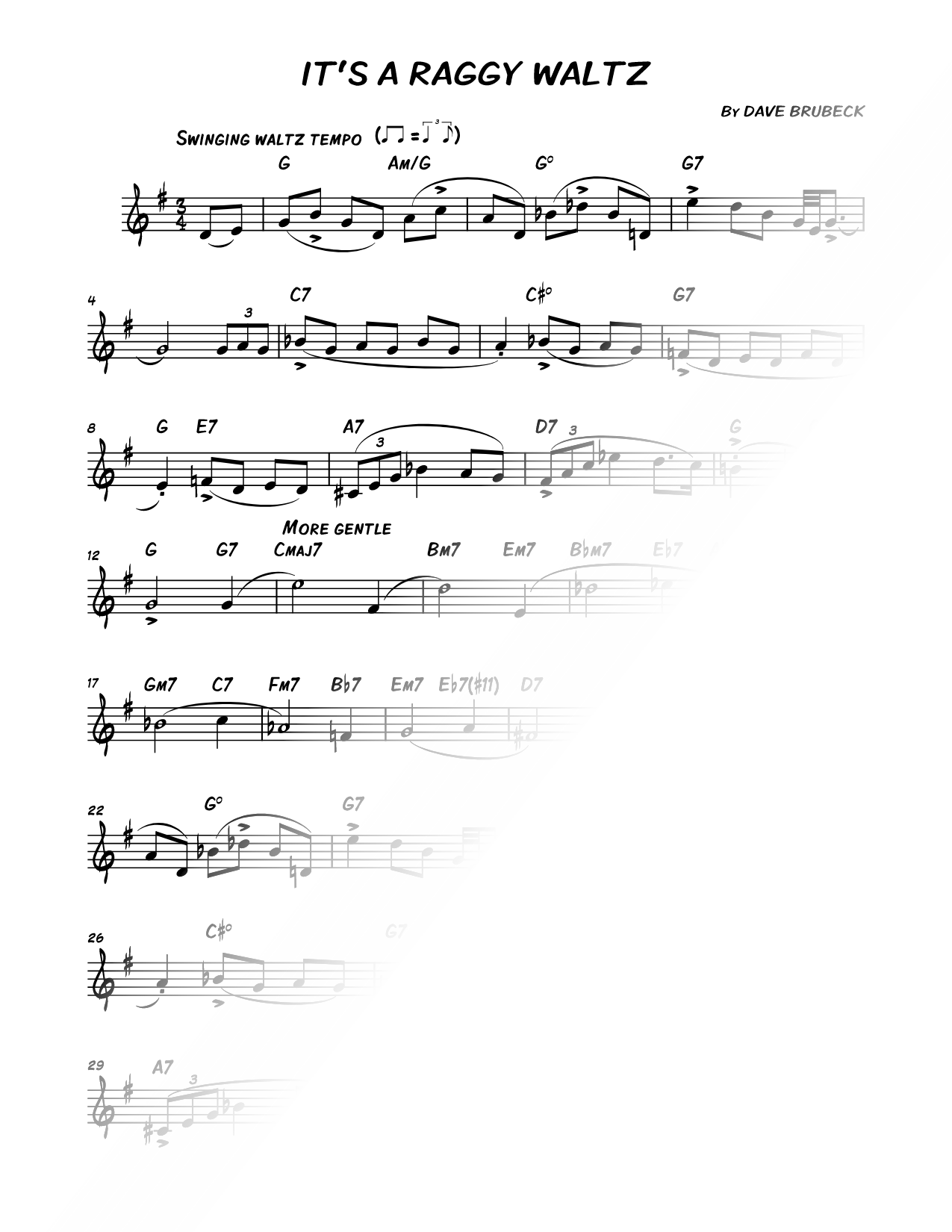It's a Raggy Waltz