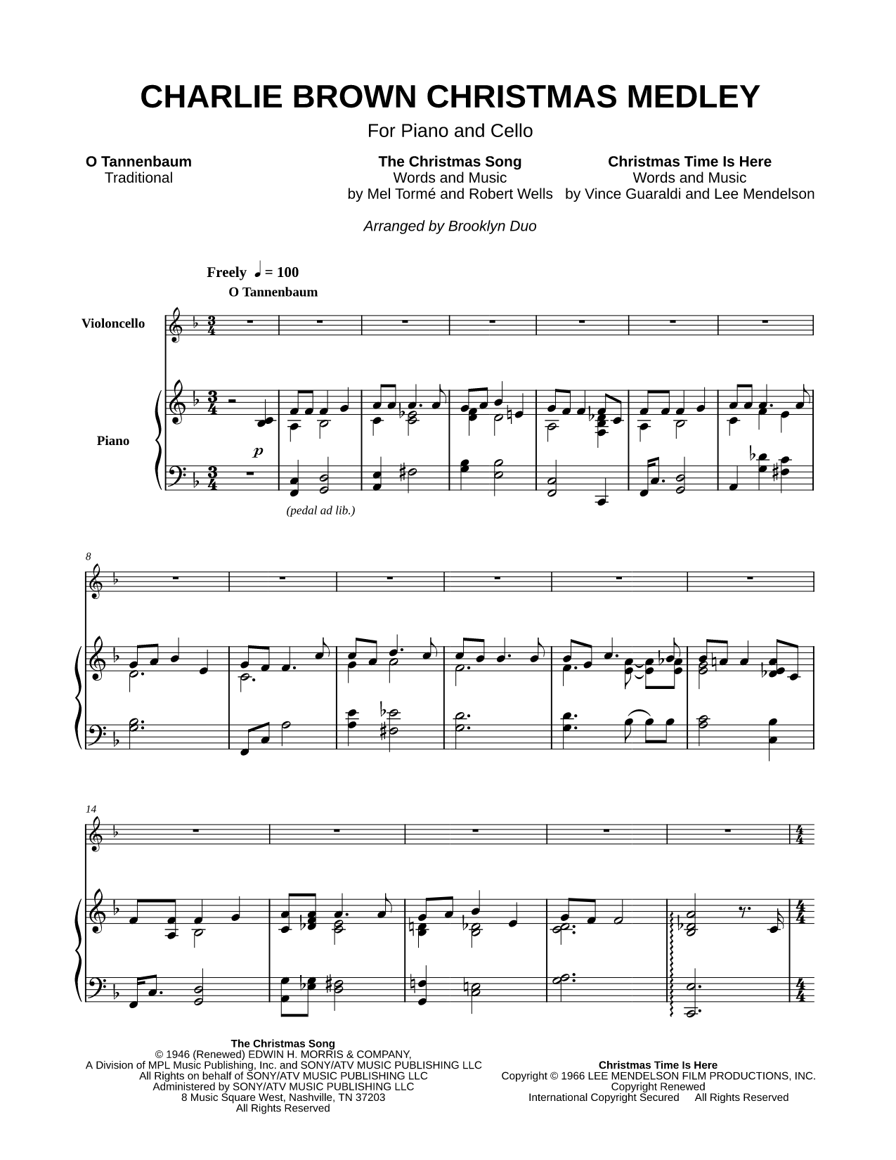 Charlie Brown Christmas Medley