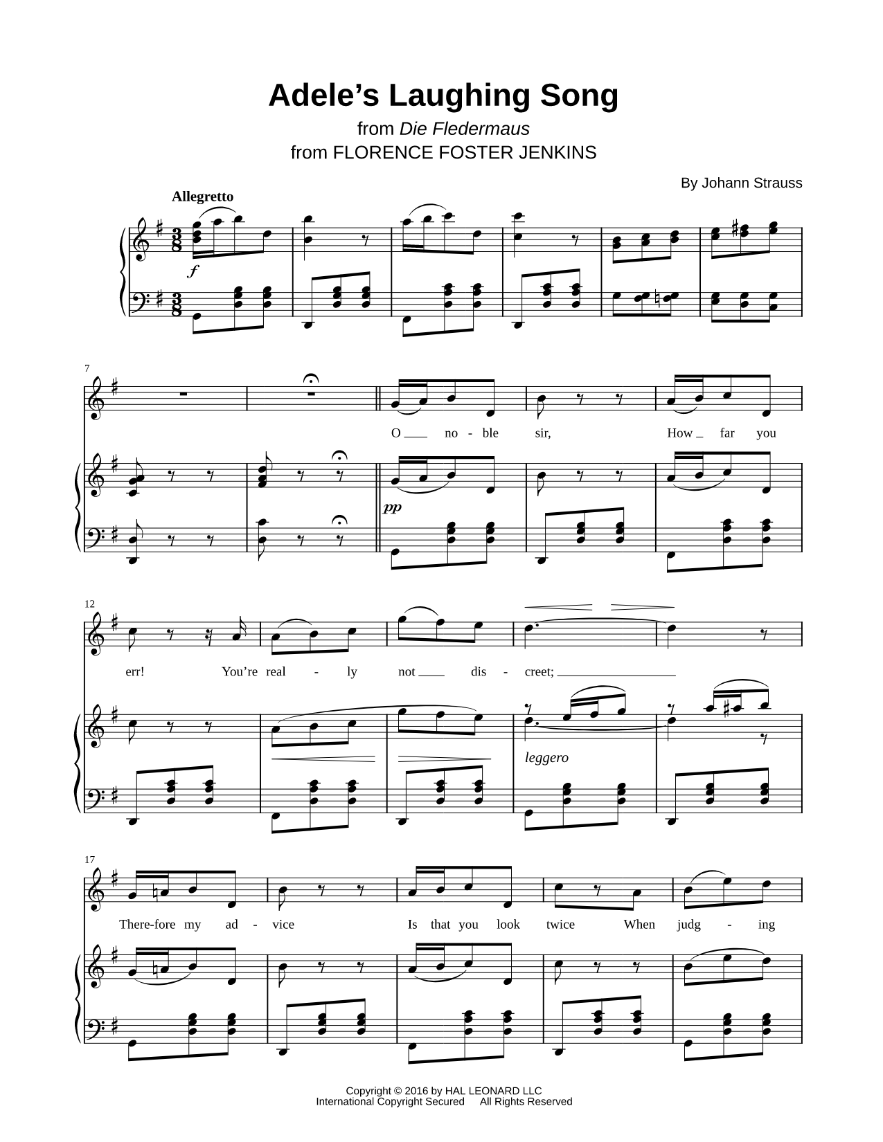 Adele's Laughing Song