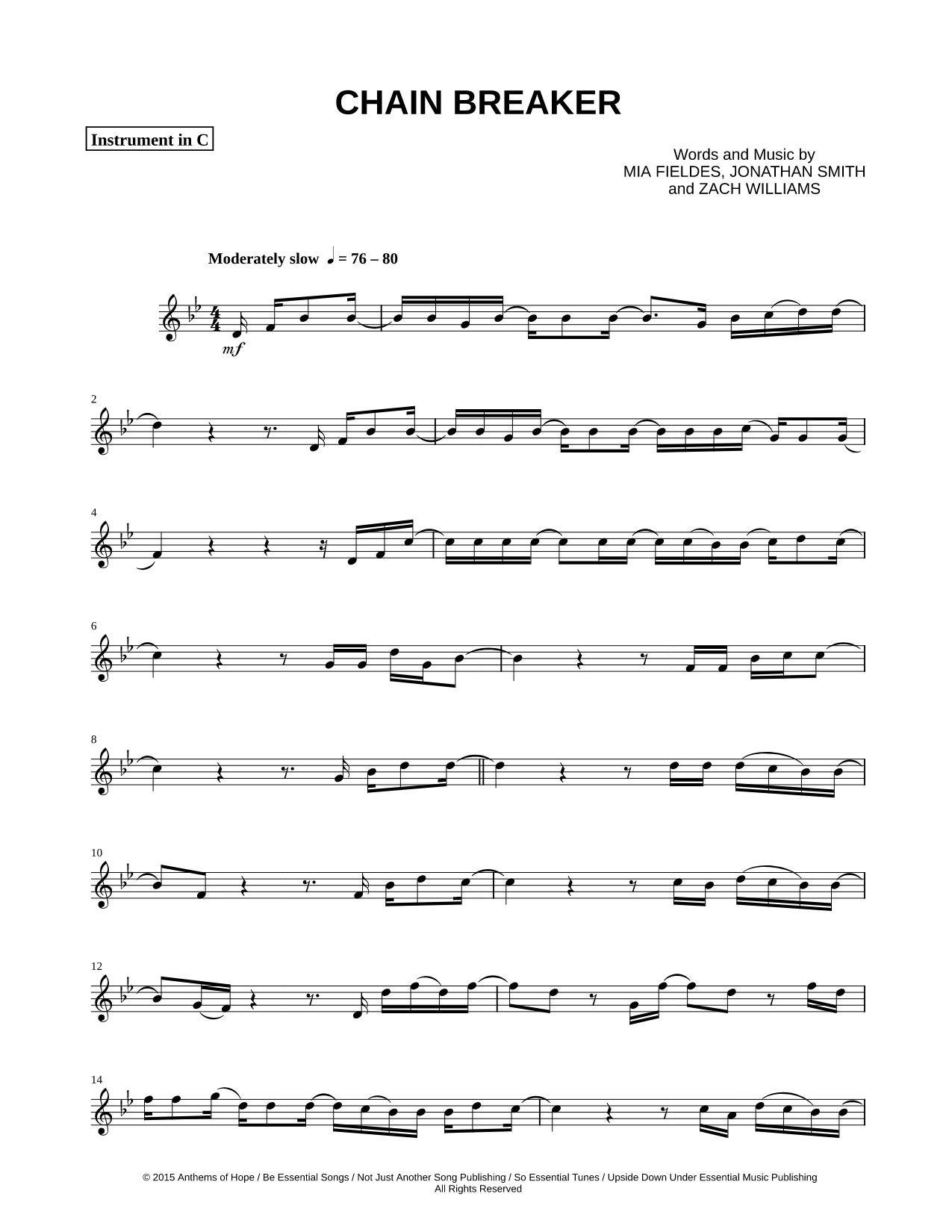 Chain Breaker - C Instrument