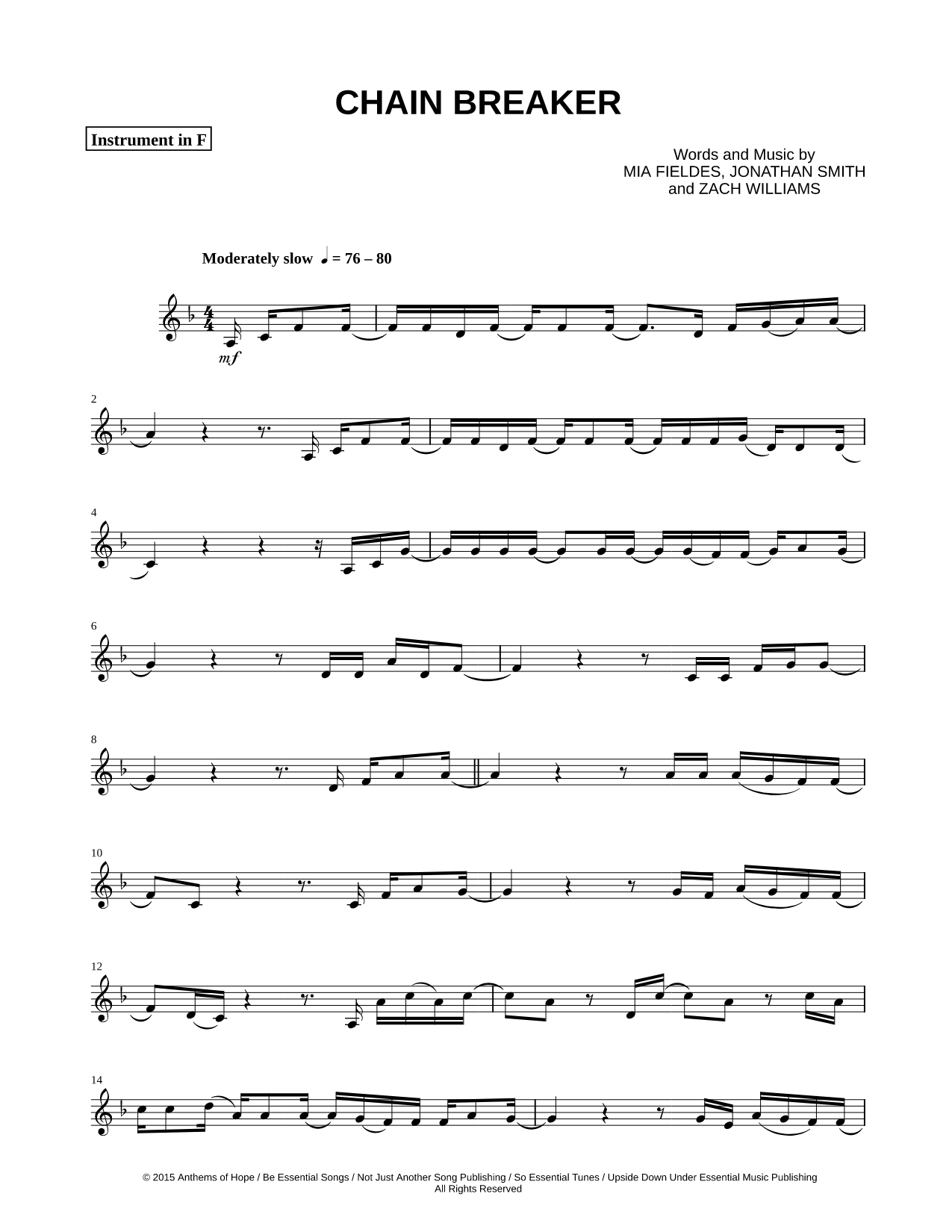 Chain Breaker - F Instrument