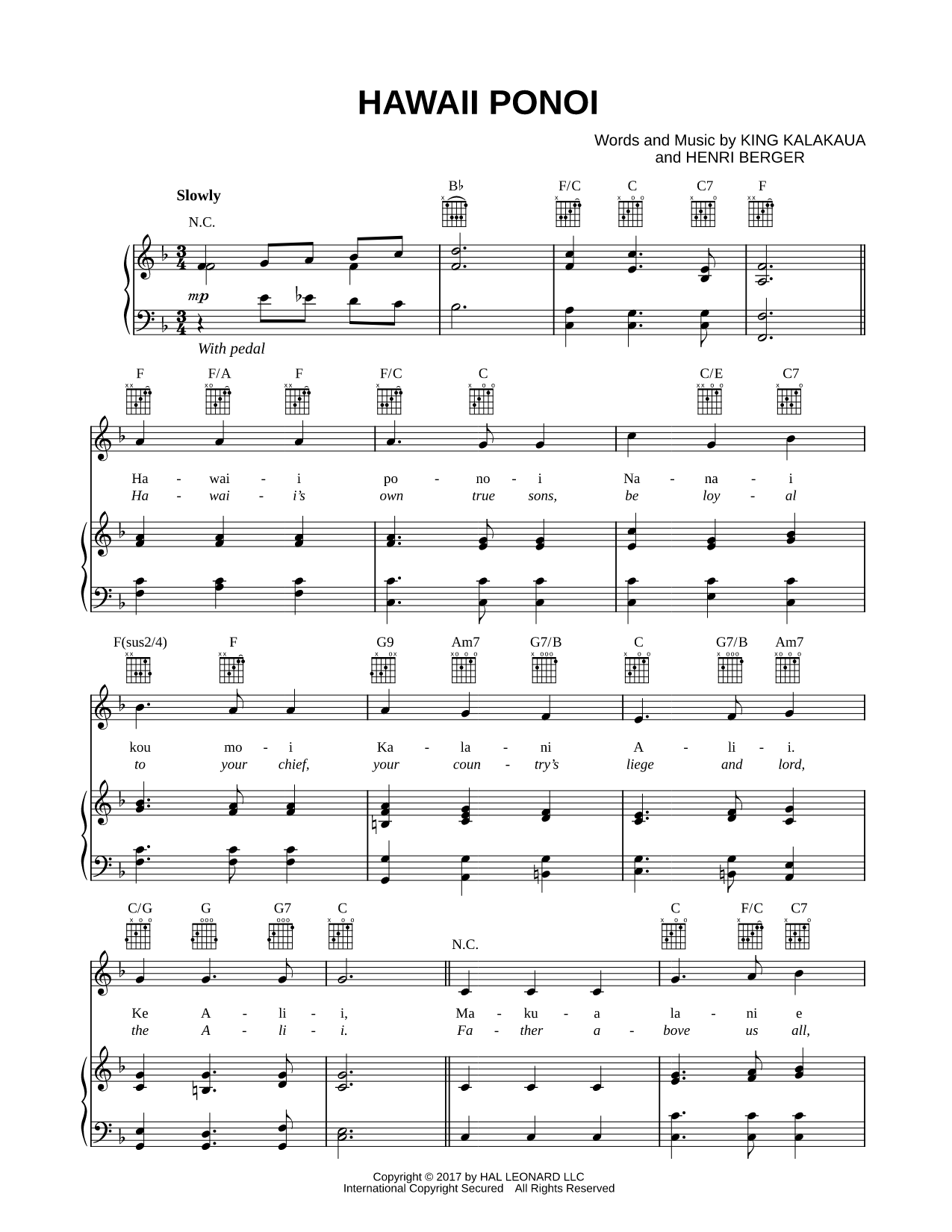 Hawai`i Pono`i