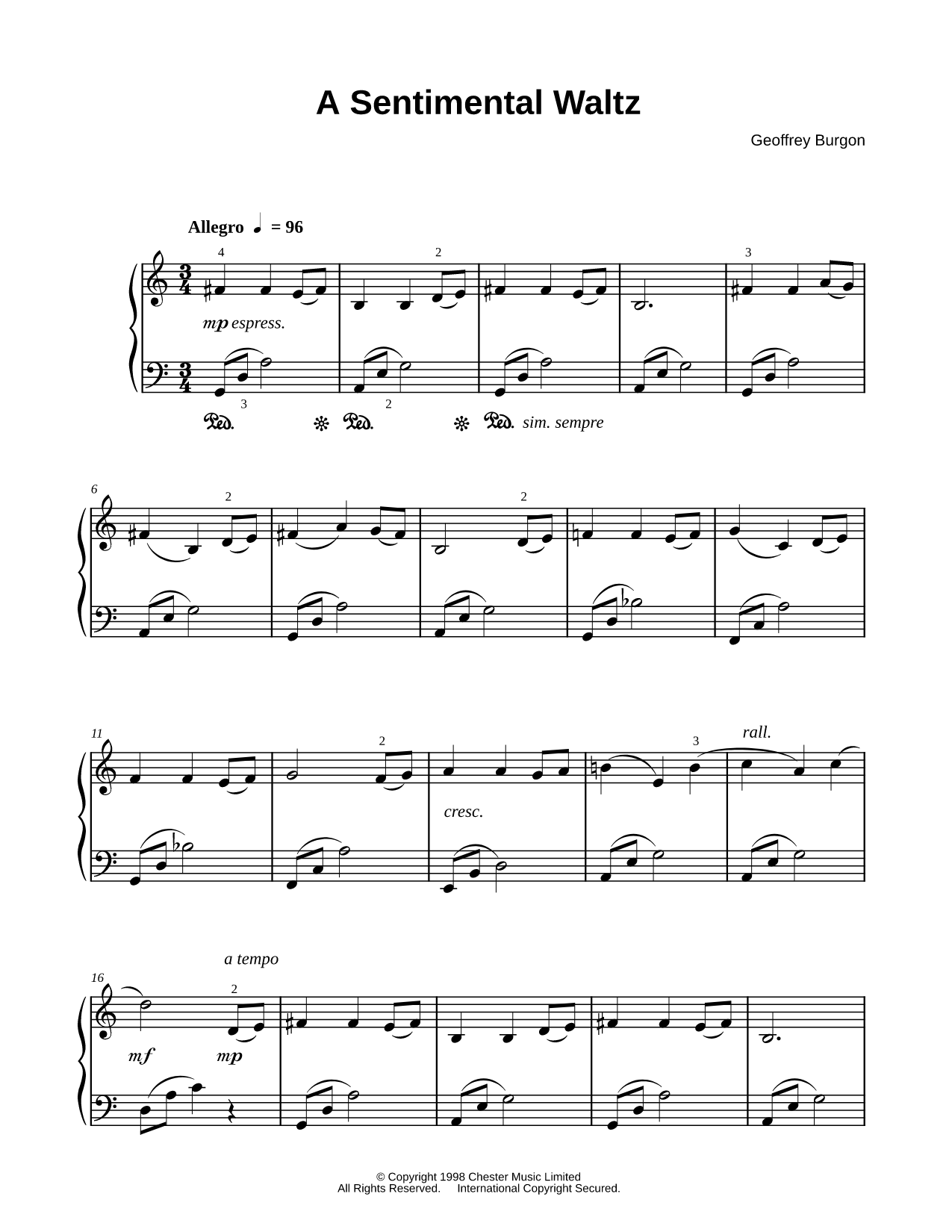 A Sentimental Waltz